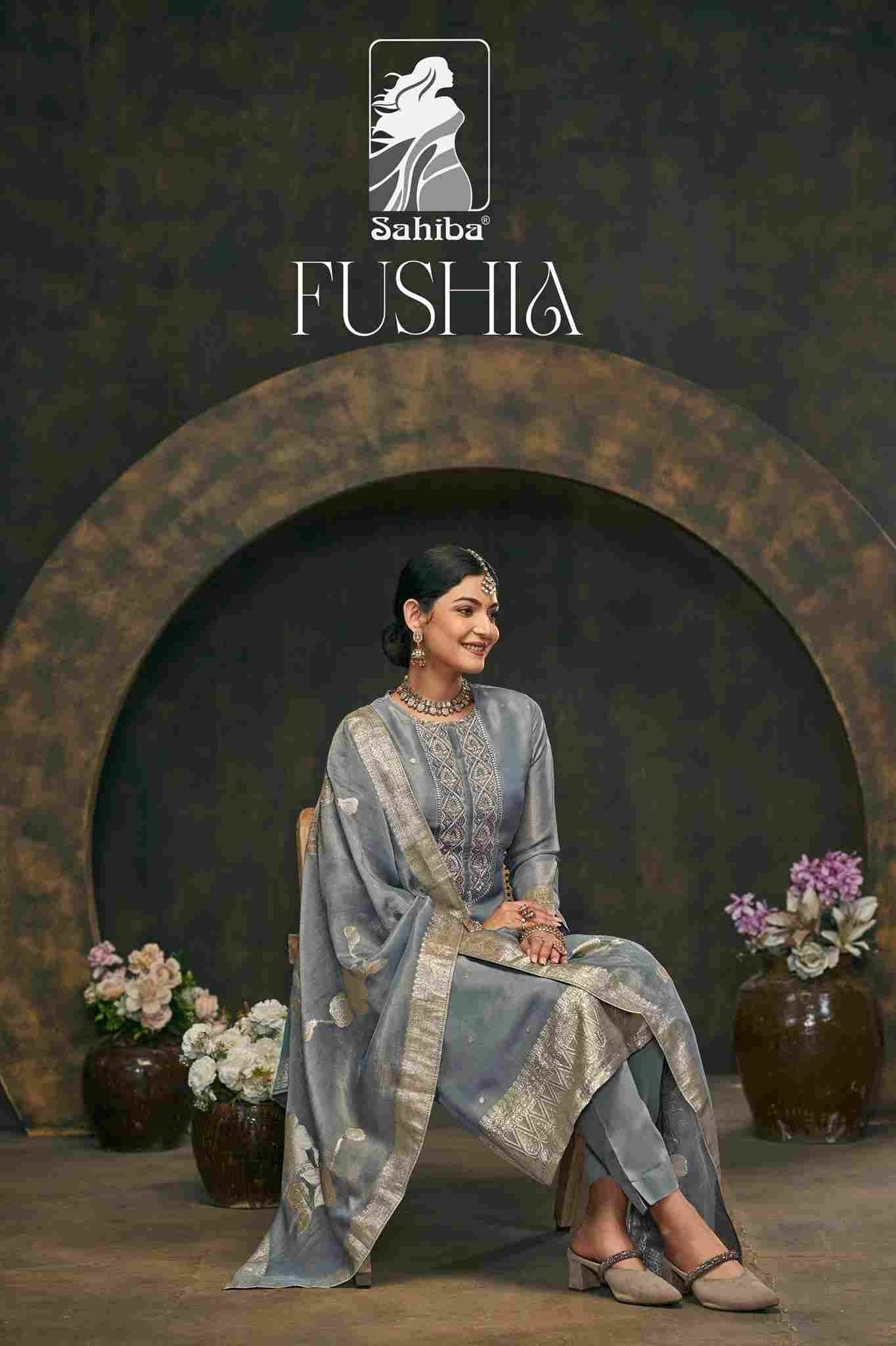 Fushia By Sahiba Fabrics Beautiful Festive Suits Colorful Stylish Fancy Casual Wear & Ethnic Wear Simmer Jacquard Dresses At Wholesale Price