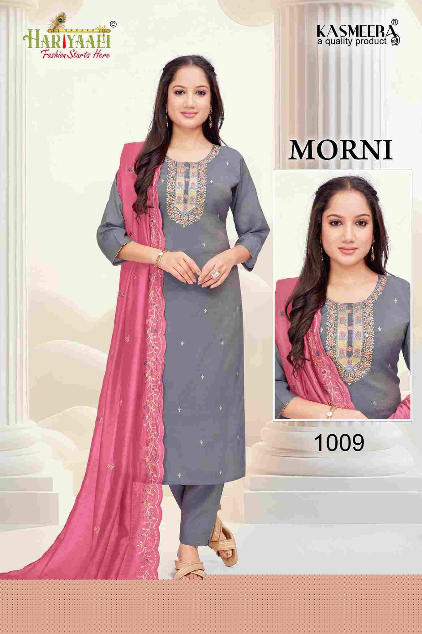 Morni By Hariyaali 1008 To 1015 Series Beautiful Festive Suits Colorful Stylish Fancy Casual Wear & Ethnic Wear Simmer Dresses At Wholesale Price