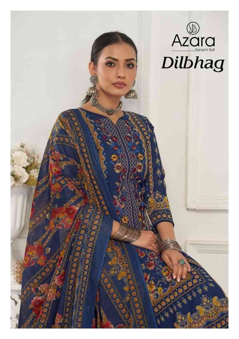 Dilbhag By Azara 41001 To 41004 Series Beautiful Festive Suits Stylish Fancy Colorful Casual Wear & Ethnic Wear Pure Lawn Cotton Dresses At Wholesale Price