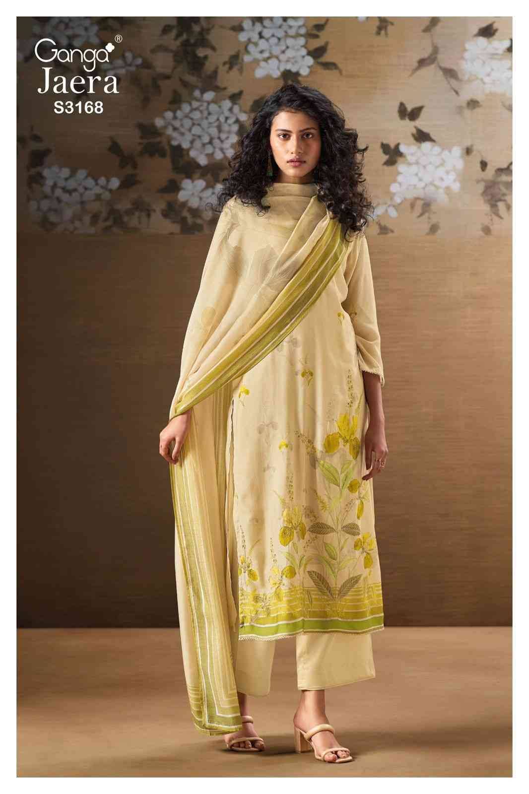 Jaera-3168 By Ganga Fashion 3168-A To 3168-D Series Beautiful Festive Suits Colorful Stylish Fancy Casual Wear & Ethnic Wear Bemberg Silk Dresses At Wholesale Price