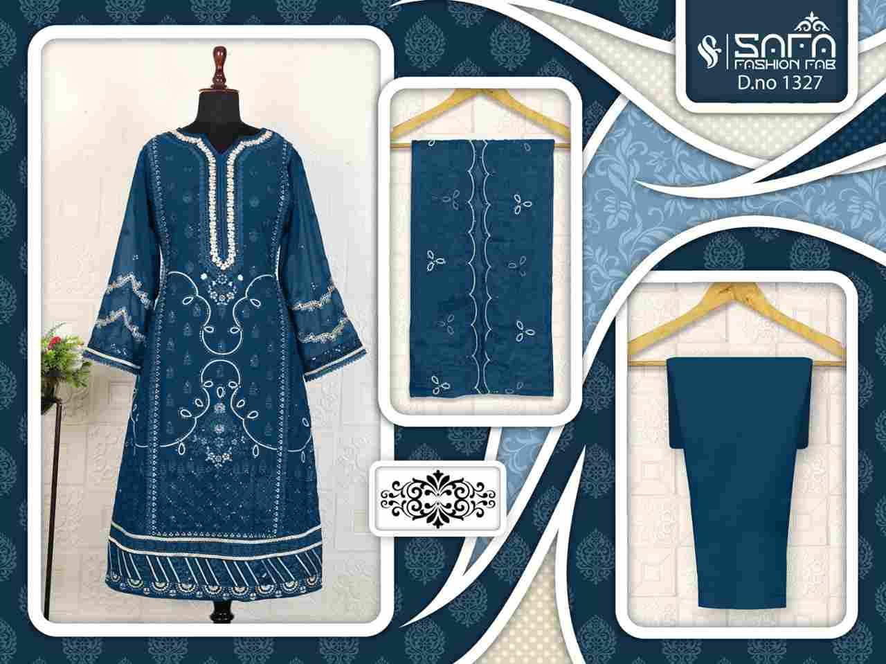 Safa 1327 Colours By Safa Fashion 1327-A To 1327-C Series Designer Stylish Fancy Colorful Beautiful Party Wear & Ethnic Wear Collection Heavy Georgette Dresses At Wholesale Price