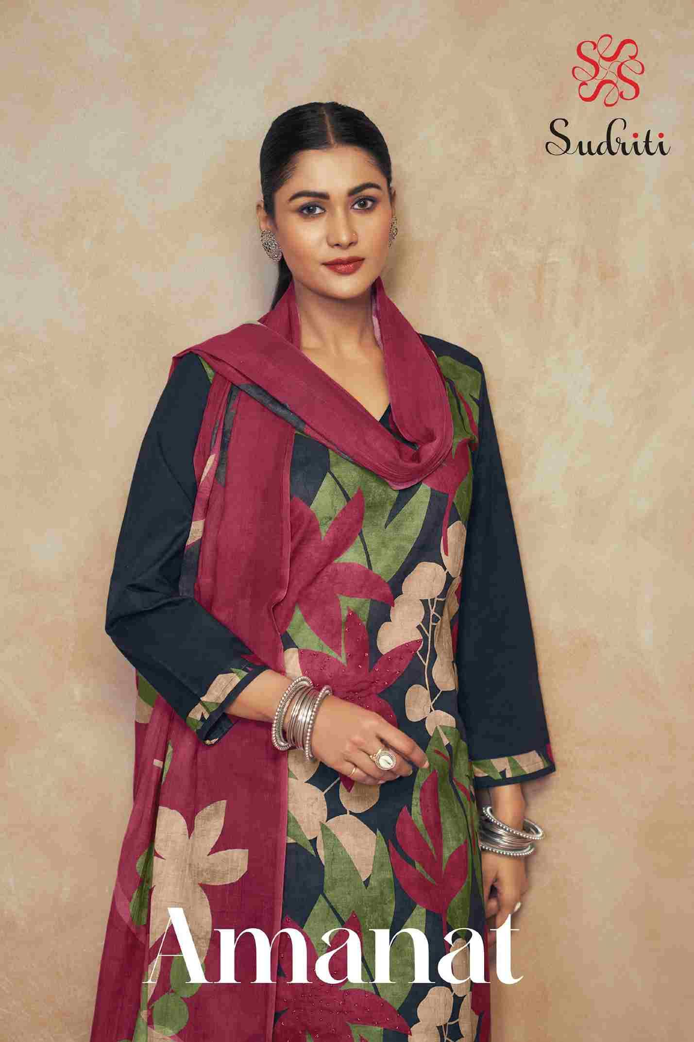 Amanat By Sudriti Beautiful Stylish Festive Suits Fancy Colorful Casual Wear & Ethnic Wear & Ready To Wear Cotton Lawn Digital Print Dresses At Wholesale Price