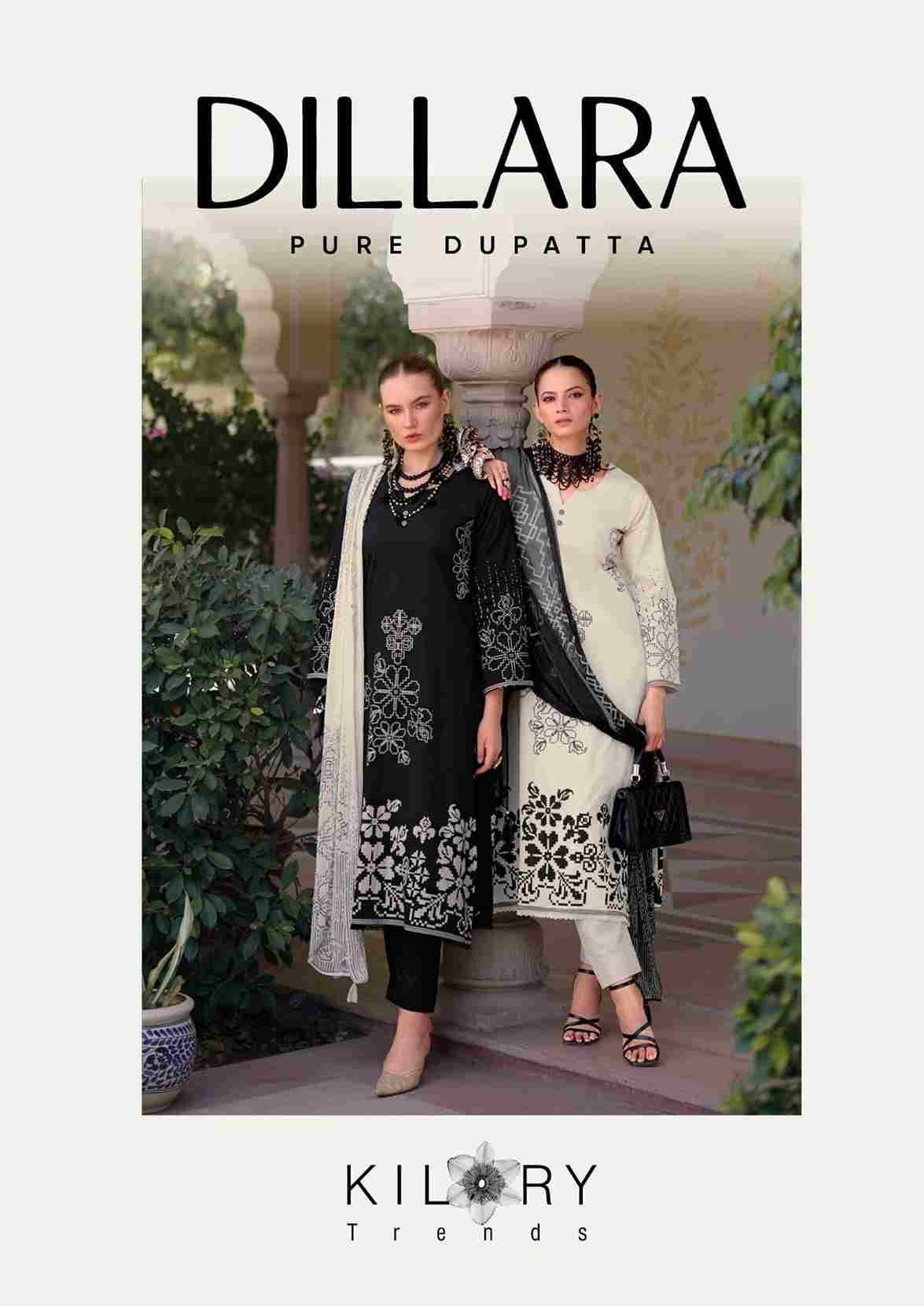 Dillara By Kilory 1391 To 1394 Series Beautiful Festive Suits Colorful Stylish Fancy Casual Wear & Ethnic Wear Pure Lawn Cotton Dresses At Wholesale Price