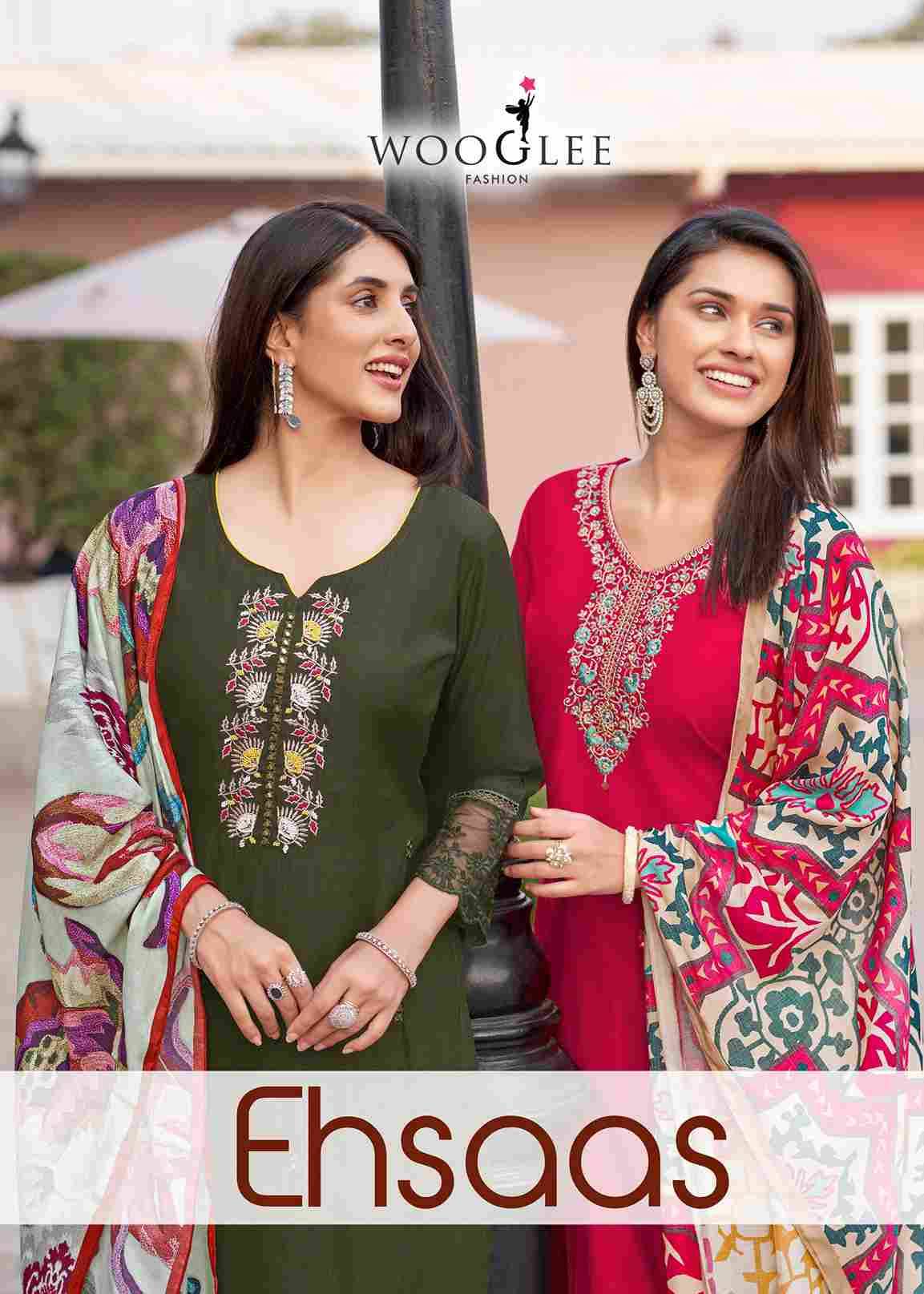 Ehsaas By Wooglee 2001 To 2006 Series Designer Festive Suits Collection Beautiful Stylish Fancy Colorful Party Wear & Occasional Wear Pure Viscose Embroidered Dresses At Wholesale Price
