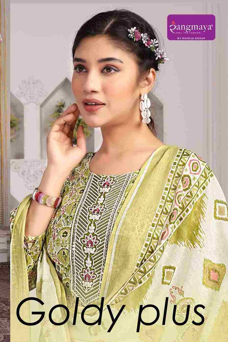 Goldy Plus By Rangmaya 101 To 108 Series Beautiful Festive Suits Colorful Stylish Fancy Casual Wear & Ethnic Wear Cotton Print Dresses At Wholesale Price