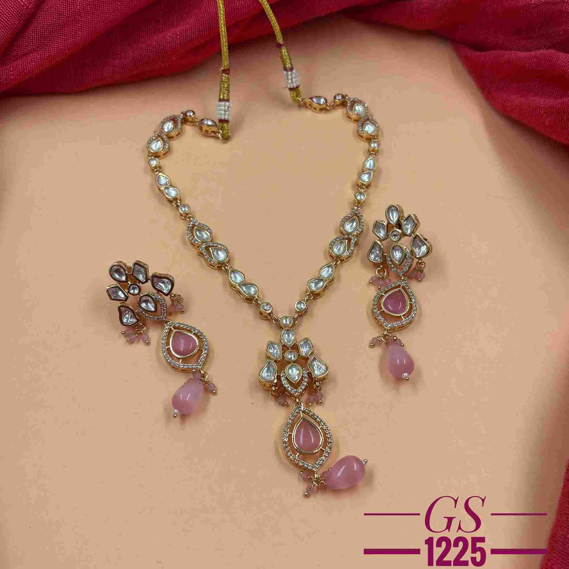 Gs-1225 By Fashid Wholesale 01 To 05 Series Traditional Artificial Jewellery For Indian Attire At Exclusive Range.