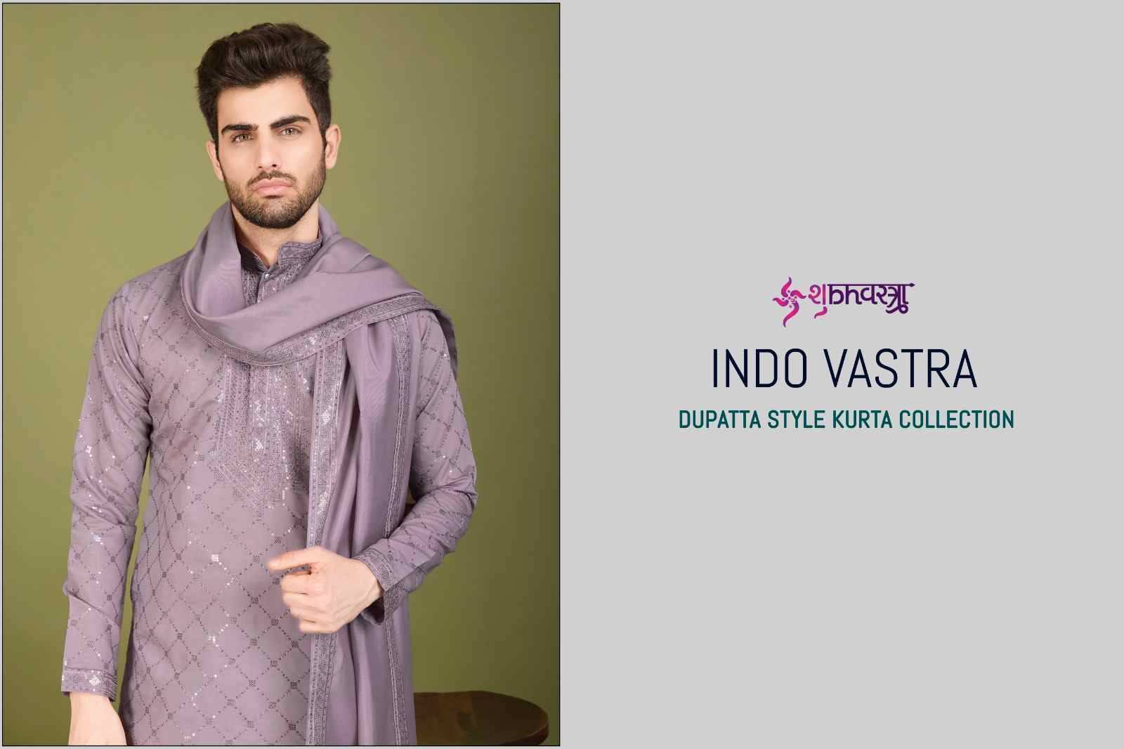 Indo Vastra By Shubhvastra 61161 To 61164 Series Beautiful Colorful Stylish Fancy Casual Wear & Ethnic Wear & Ready To Wear Viscose Silk Kurtas With Dupatta At Wholesale Price