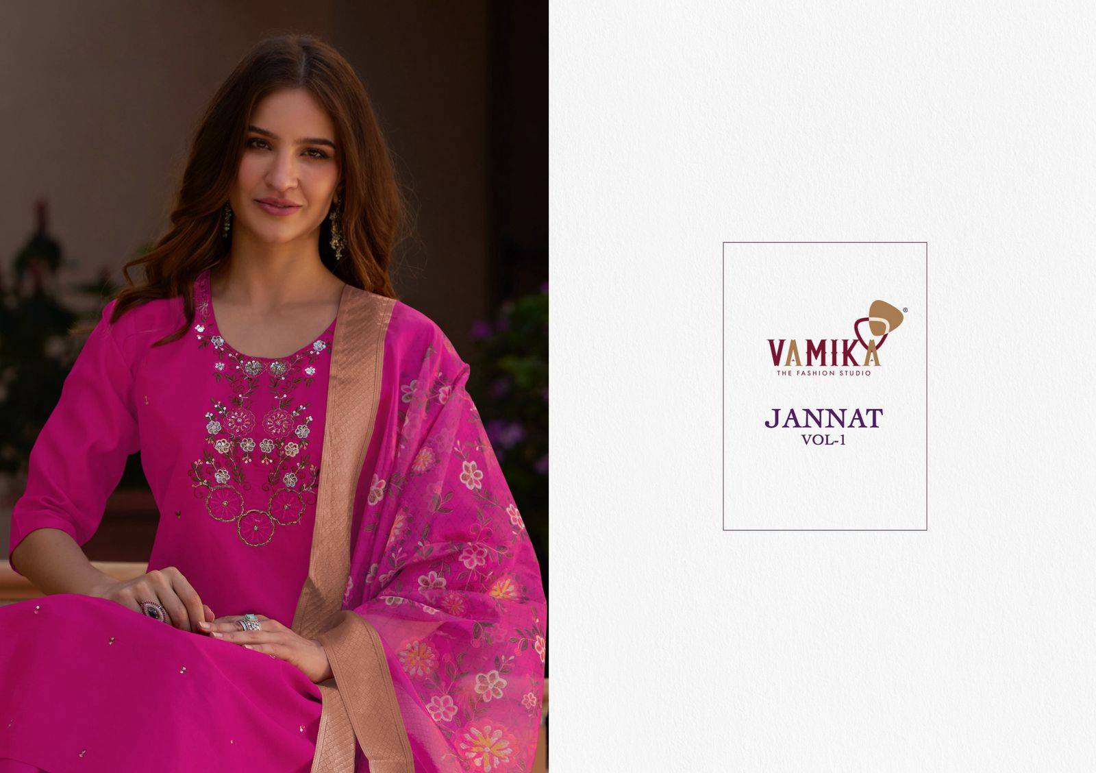Jannat Vol-1 By Vamika 2441-A To 2441-D Series Designer Stylish Fancy Colorful Beautiful Party Wear & Ethnic Wear Collection Heavy Viscose Dresses At Wholesale Price