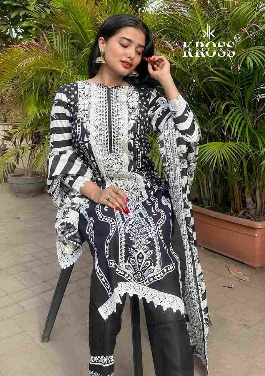 Kross Kulture Hit Design 2008 By Kross Kulture Beautiful Pakistani Suits Colorful Stylish Fancy Casual Wear & Ethnic Wear Pure Cotton Print With Embroidered Dresses At Wholesale Price