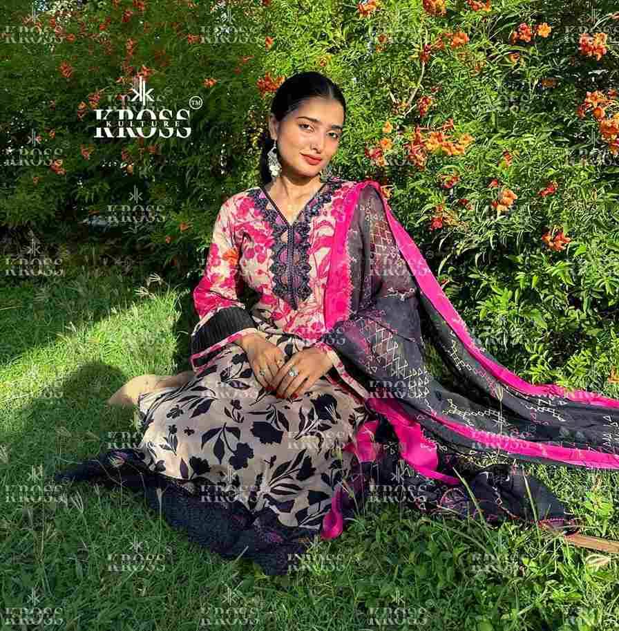 Kross Kulture Hit Design By Kross Kulture 2009 To 2010 Beautiful Pakistani Suits Colorful Stylish Fancy Casual Wear & Ethnic Wear Pure Cotton Print With Embroidered Dresses At Wholesale Price