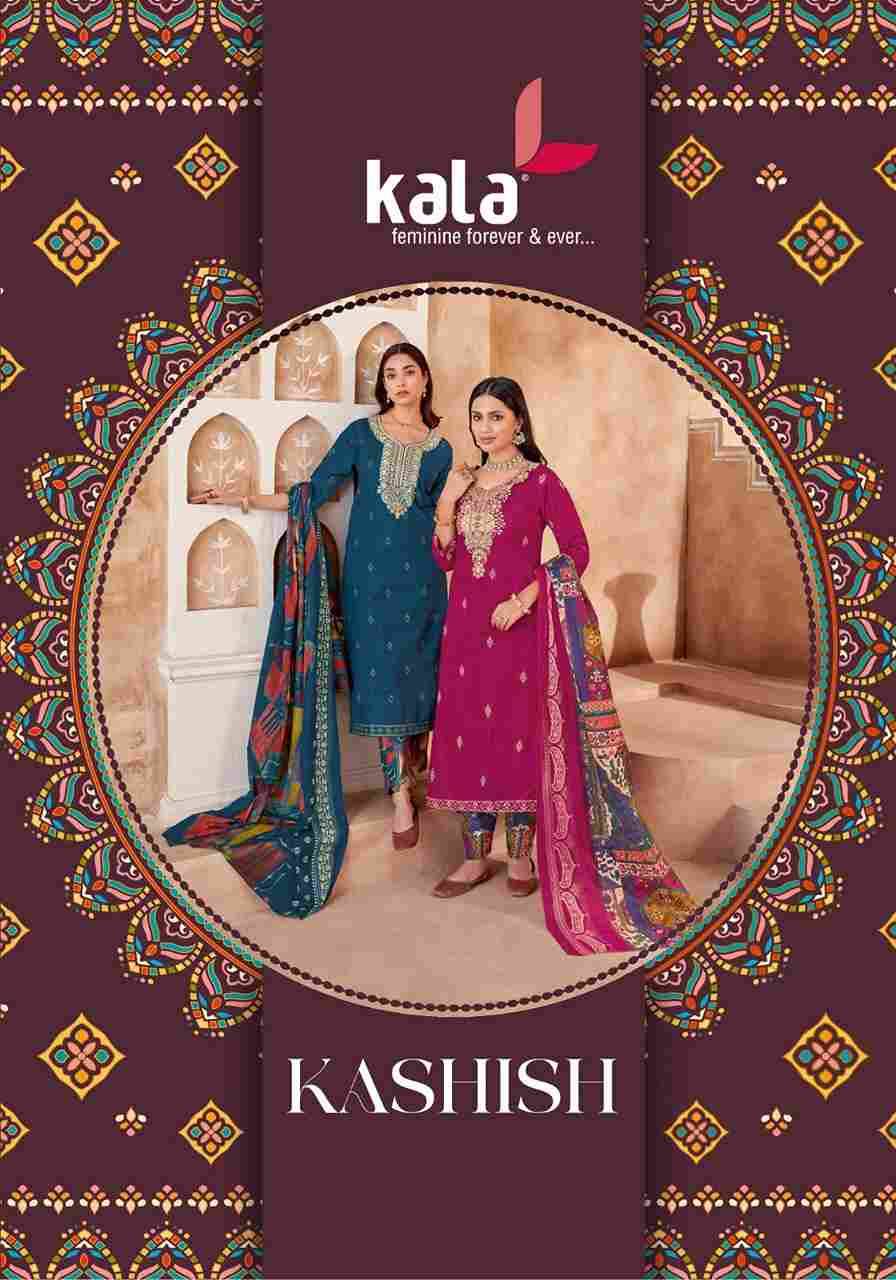 Kashish By Kala 7601 To 7612 Series Beautiful Festive Suits Colorful Stylish Fancy Casual Wear & Ethnic Wear Pure Cotton Print Dresses At Wholesale Price