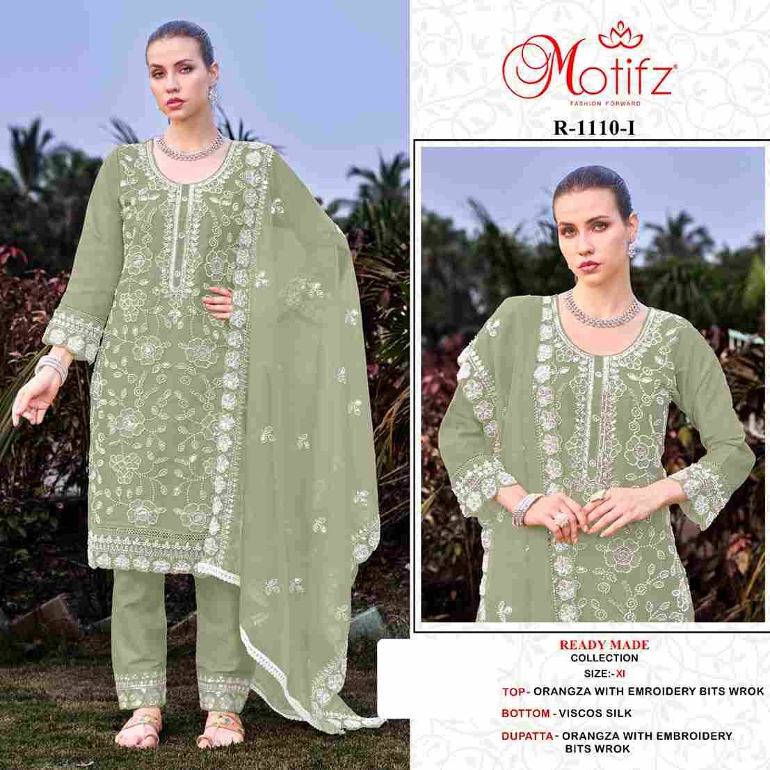 Motifz Hit Design 1110 Colours Vol-2 By Motifz 1110-H To 1110-K Series Beautiful Pakistani Suits Colorful Stylish Fancy Casual Wear & Ethnic Wear Organza Dresses At Wholesale Price