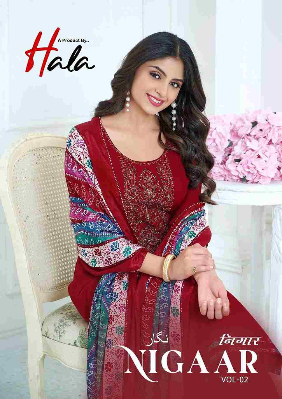 Nigaar Vol-2 By Hala 2001 To 2008 Series Beautiful Festive Suits Stylish Fancy Colorful Casual Wear & Ethnic Wear Pure Rayon Slub Dresses At Wholesale Price
