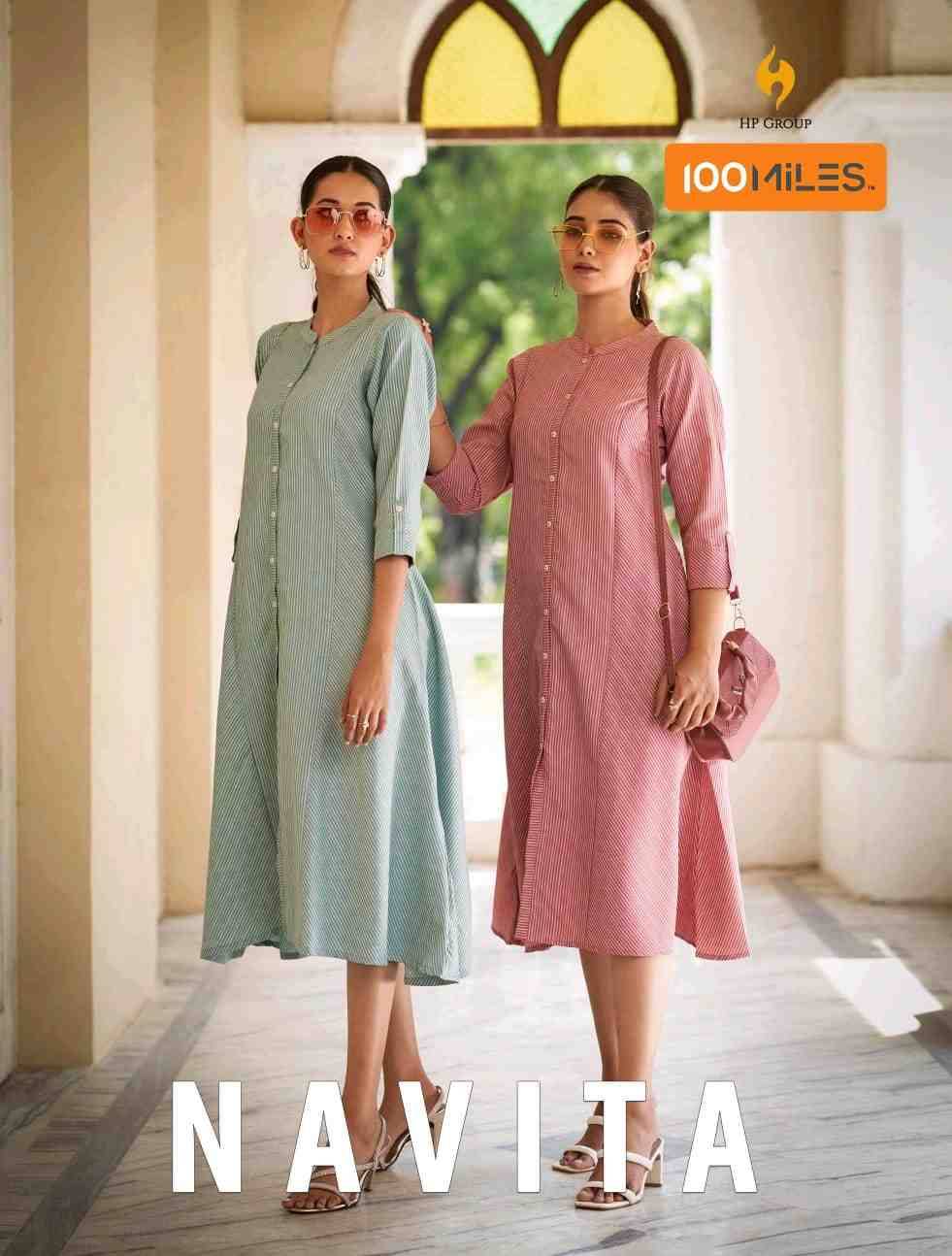 Navita By 100 Miles 01 To 04 Series Designer Stylish Fancy Colorful Beautiful Party Wear & Ethnic Wear Collection Cotton Kurtis At Wholesale Price