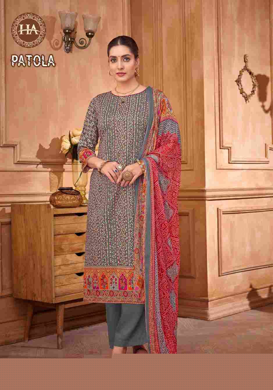 Patola By Harshit Fashion Hub 1906-001 To 1906-008 Series Beautiful Festive Suits Stylish Fancy Colorful Casual Wear & Ethnic Wear Pure Cambric Cotton Dresses At Wholesale Price