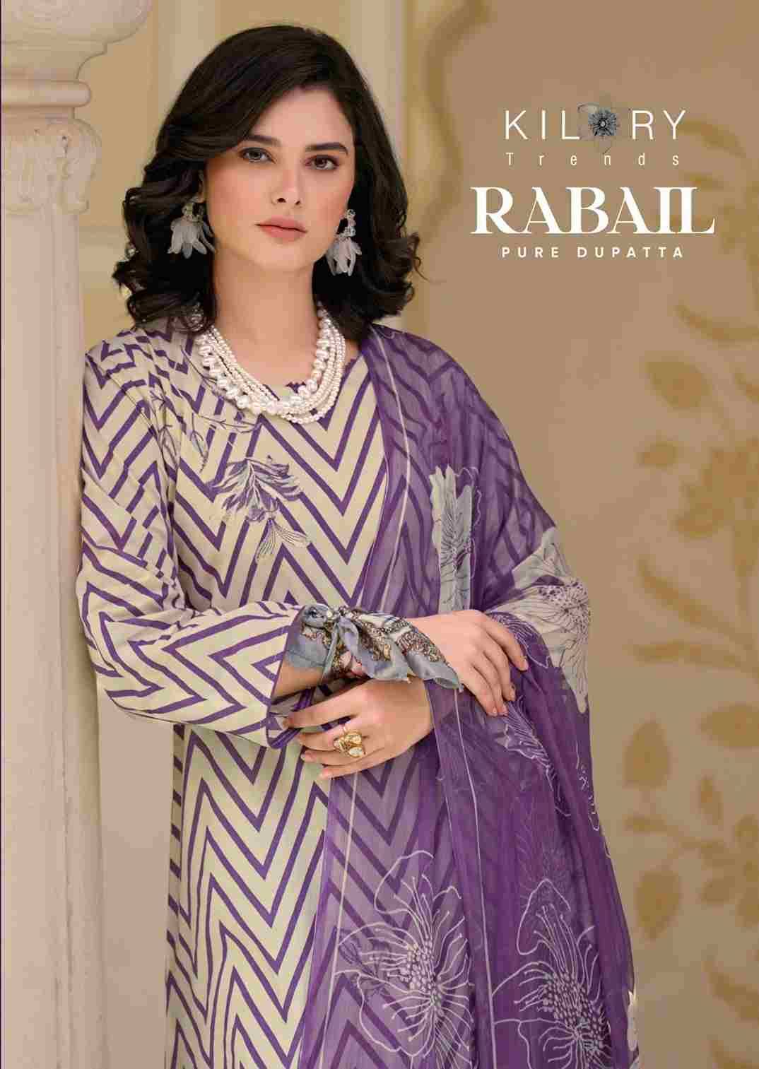 Rabail By Kilory 1481 To 1484 Series Beautiful Suits Colorful Stylish Fancy Casual Wear & Ethnic Wear Pure Lawn Cotton Dresses At Wholesale Price
