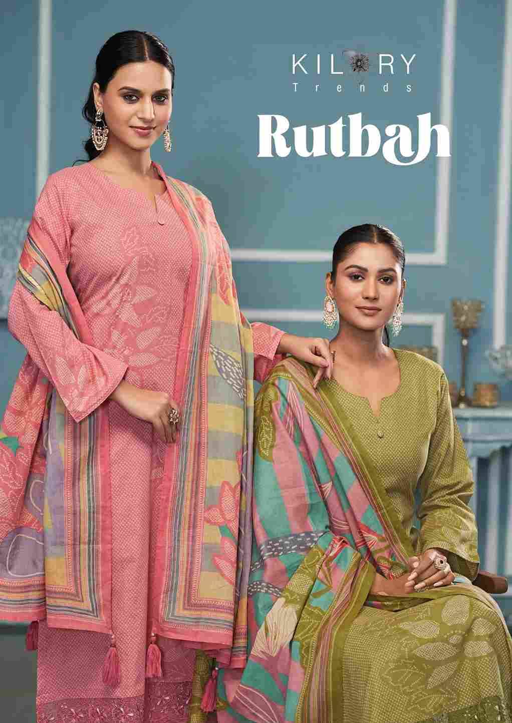 Rutbah By Kilory 1361 To 1364 Series Beautiful Festive Suits Colorful Stylish Fancy Casual Wear & Ethnic Wear Pure Lawn Cotton Dresses At Wholesale Price
