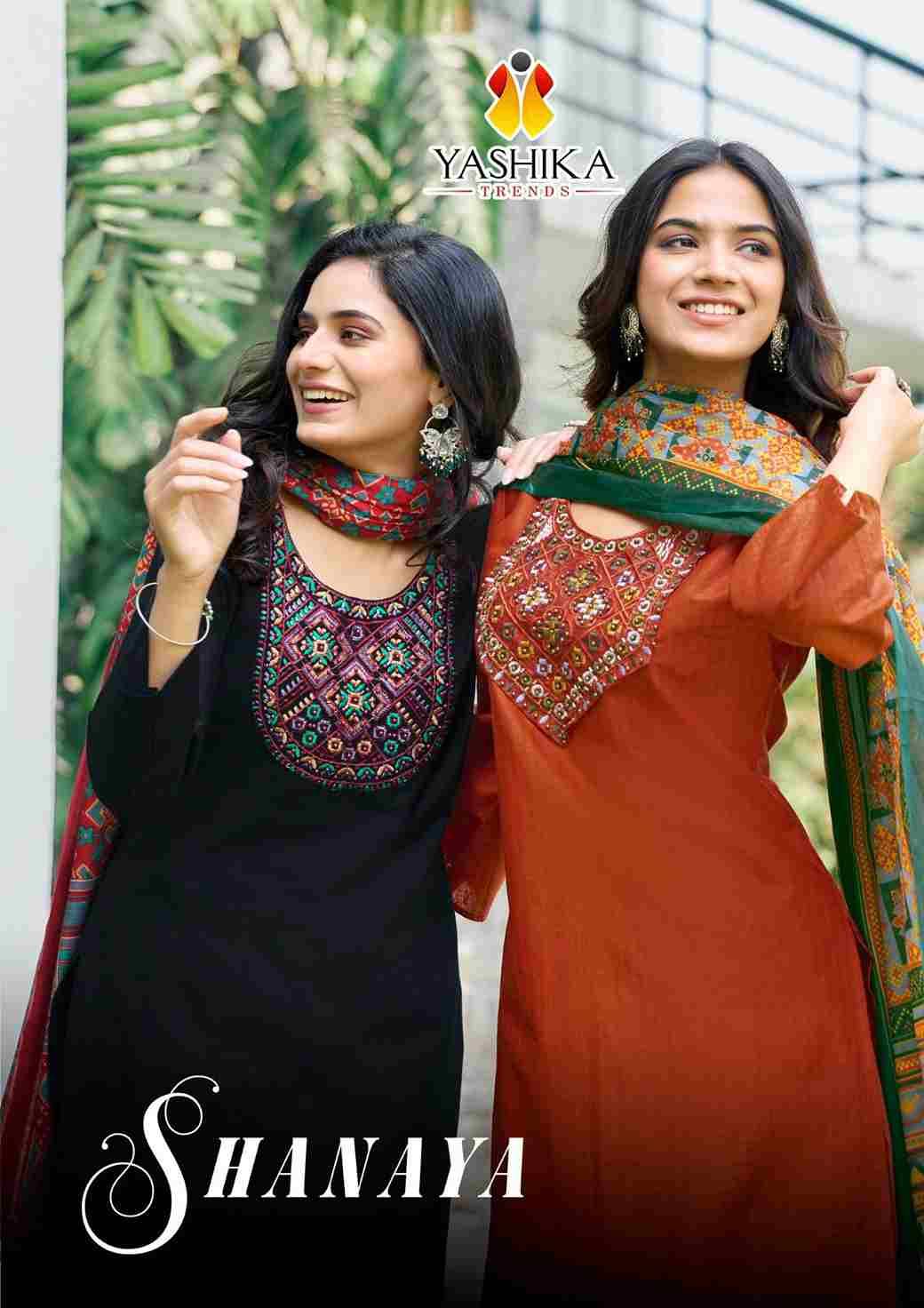 Shanaya By Yashika Trends 1001 To 1008 Series Beautiful Festive Suits Colorful Stylish Fancy Casual Wear & Ethnic Wear Pure Cotton Print Dresses At Wholesale Price
