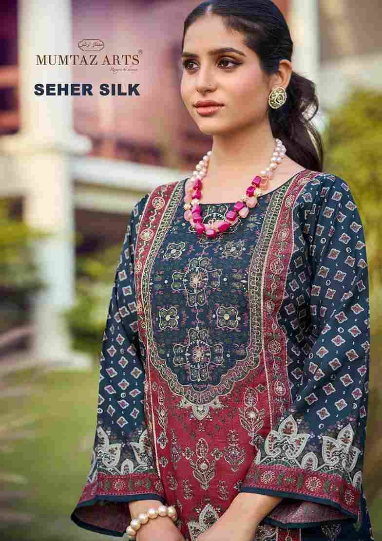 Seher Silk By Mumtaz Arts 1001-01 To 1004-04 Series Beautiful Festive Suits Colorful Stylish Fancy Casual Wear & Ethnic Wear Pure Viscose Muslin Print Dresses At Wholesale Price