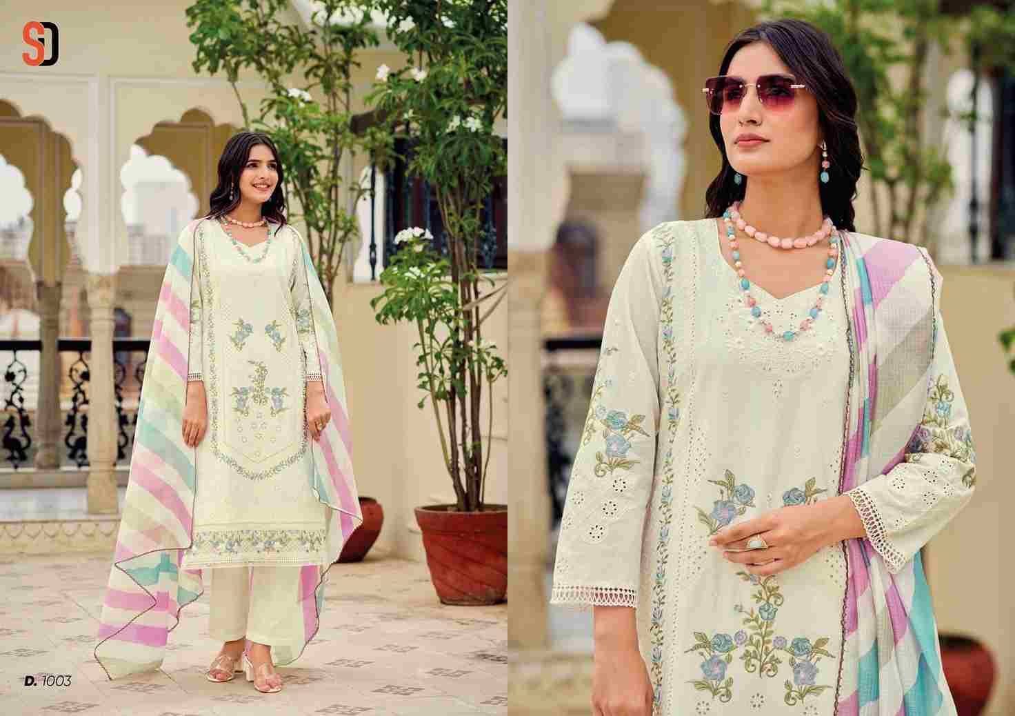 Shraddha Designer Hit Design 1003 By Shraddha Designer Beautiful Pakistani Suits Stylish Fancy Colorful Party Wear & Occasional Wear Pure Cotton Embroidered Dresses At Wholesale Price