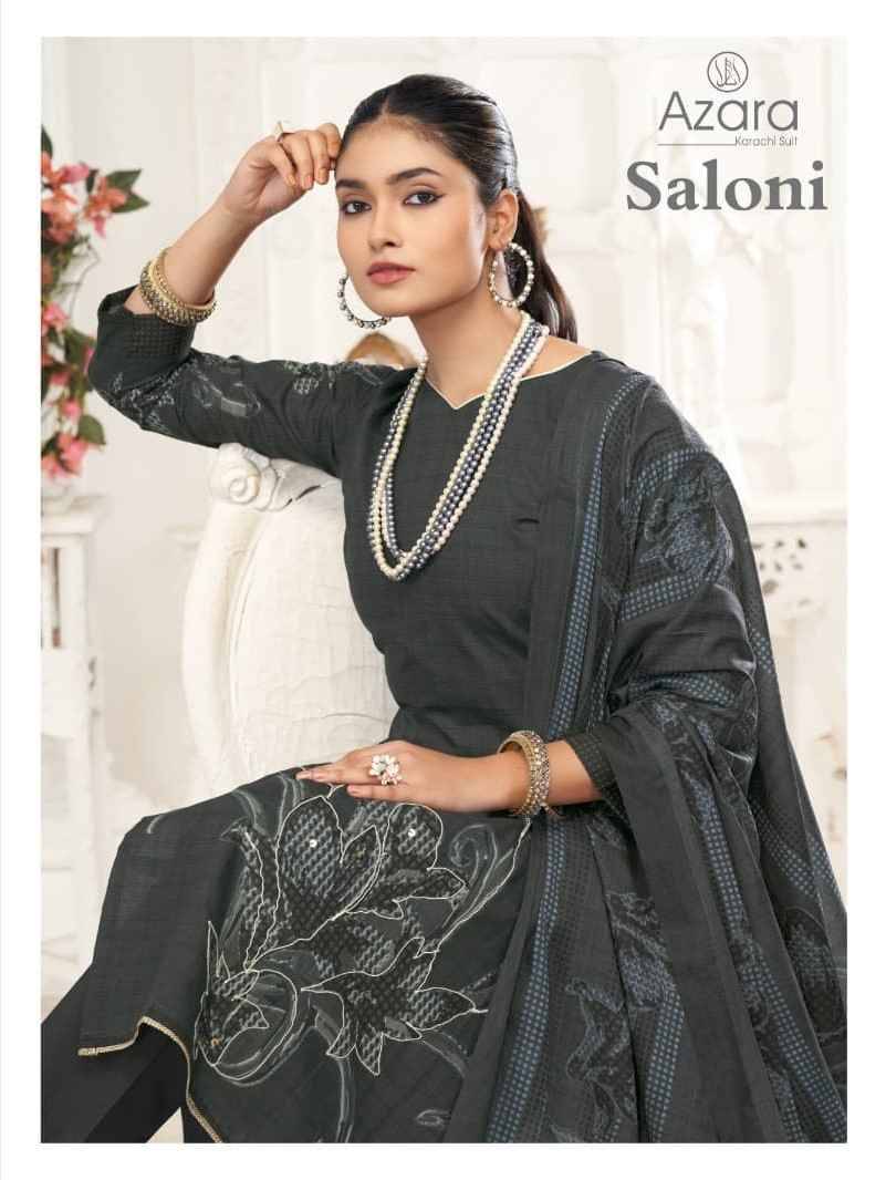Saloni By Azara 49001 To 49004 Series Beautiful Festive Suits Stylish Fancy Colorful Casual Wear & Ethnic Wear Pure Lawn Cotton Dresses At Wholesale Price