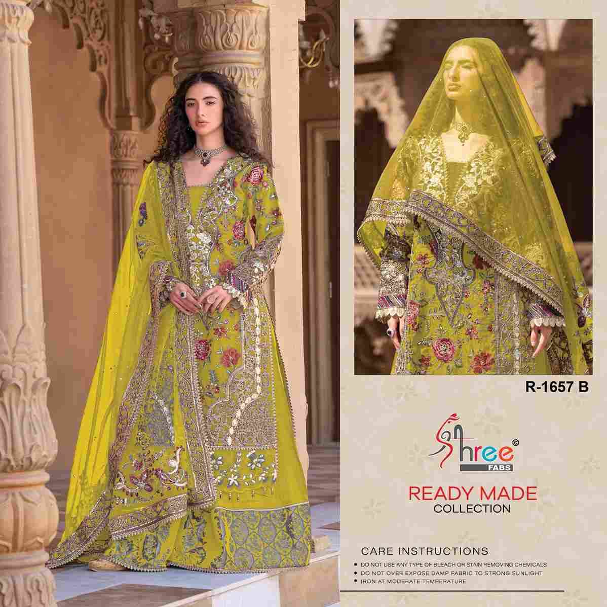 Shree Fabs Hit Design R-1657 Colours By Shree Fabs R-1657-A To R-1657-D Series Designer Pakistani Suits Collection Beautiful Stylish Fancy Colorful Party Wear & Occasional Wear Organza Dresses At Wholesale Price