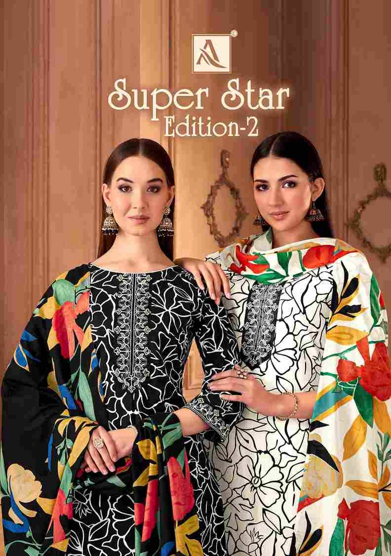 Super Star Vol-2 By Alok Suit 1875-001 To 1875-006 Series Beautiful Festive Suits Colorful Stylish Fancy Casual Wear & Ethnic Wear Pure Cambric Dresses At Wholesale Price