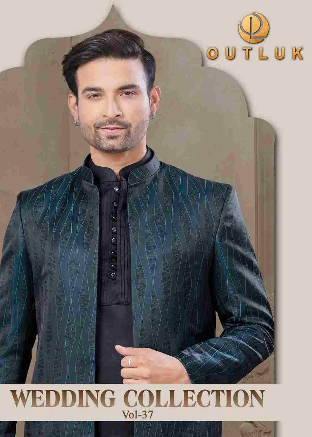 Wedding Collection Vol-37 By Outluk 3701 To 3712 Series Beautiful Colorful Stylish Fancy Casual Wear & Ethnic Wear & Ready To Wear Malai Silk Kurtas With And Jackets At Wholesale Price