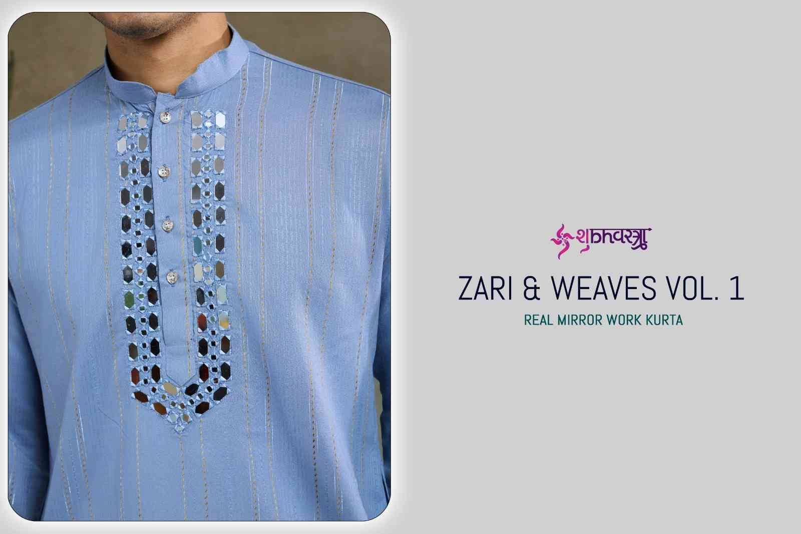Zari And Weaves Vol-1 By Shubhvastra 61211 To 61214 Series Beautiful Colorful Stylish Fancy Casual Wear & Ethnic Wear & Ready To Wear Viscose Silk/Viscose Rayon Kurtas With Dupatta At Wholesale Price