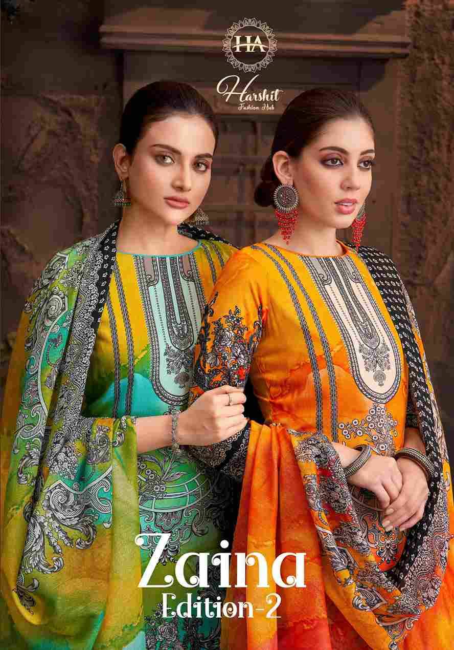 Zaina Vol-2 By Harshit Fashion Hub 1869-001 To 1869-006 Series Beautiful Festive Suits Stylish Fancy Colorful Casual Wear & Ethnic Wear Pure Viscose Rayon Print Dresses At Wholesale Price