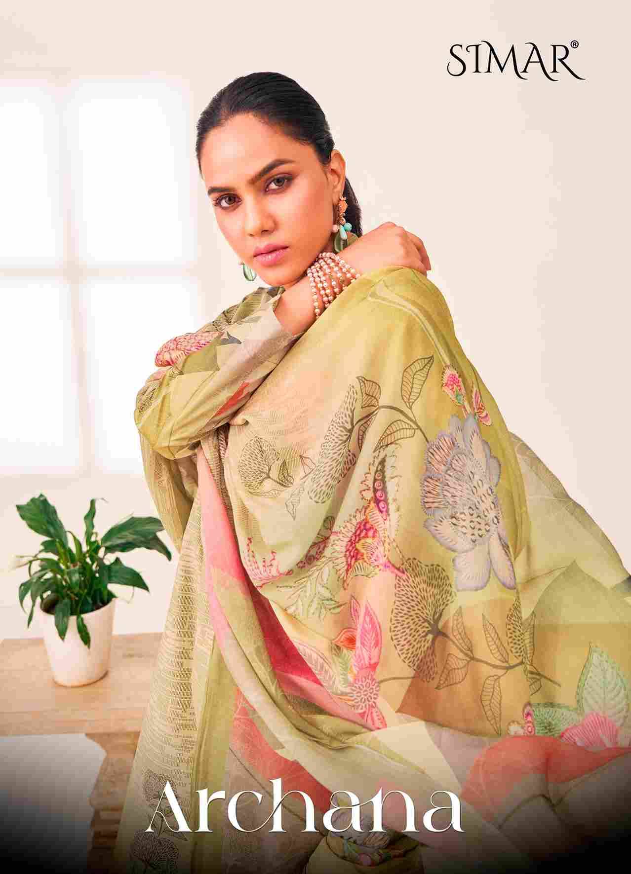 Archana By Simar 2010-A To 2010-D Series Beautiful Festive Suits Stylish Fancy Colorful Casual Wear & Ethnic Wear Pure Lawn Cotton Dresses At Wholesale Price