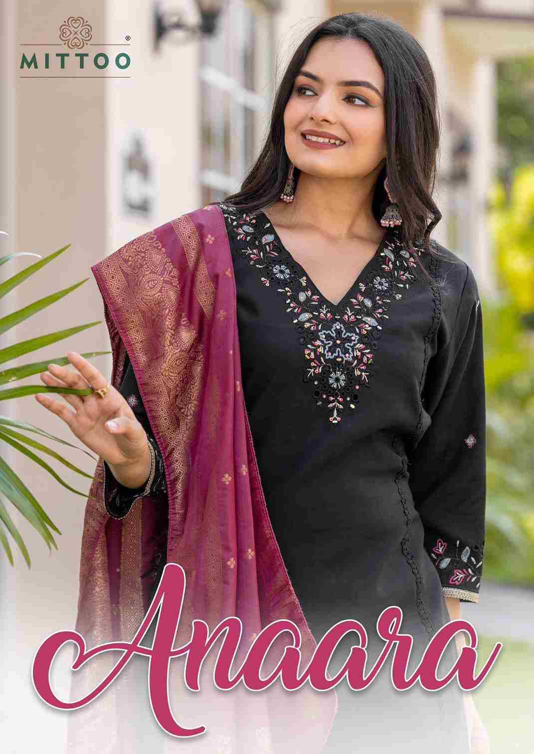 Anaara By Mittoo 2001 To 2004 Series Beautiful Festive Suits Colorful Stylish Fancy Casual Wear & Ethnic Wear Modal Slub Dresses At Wholesale Price