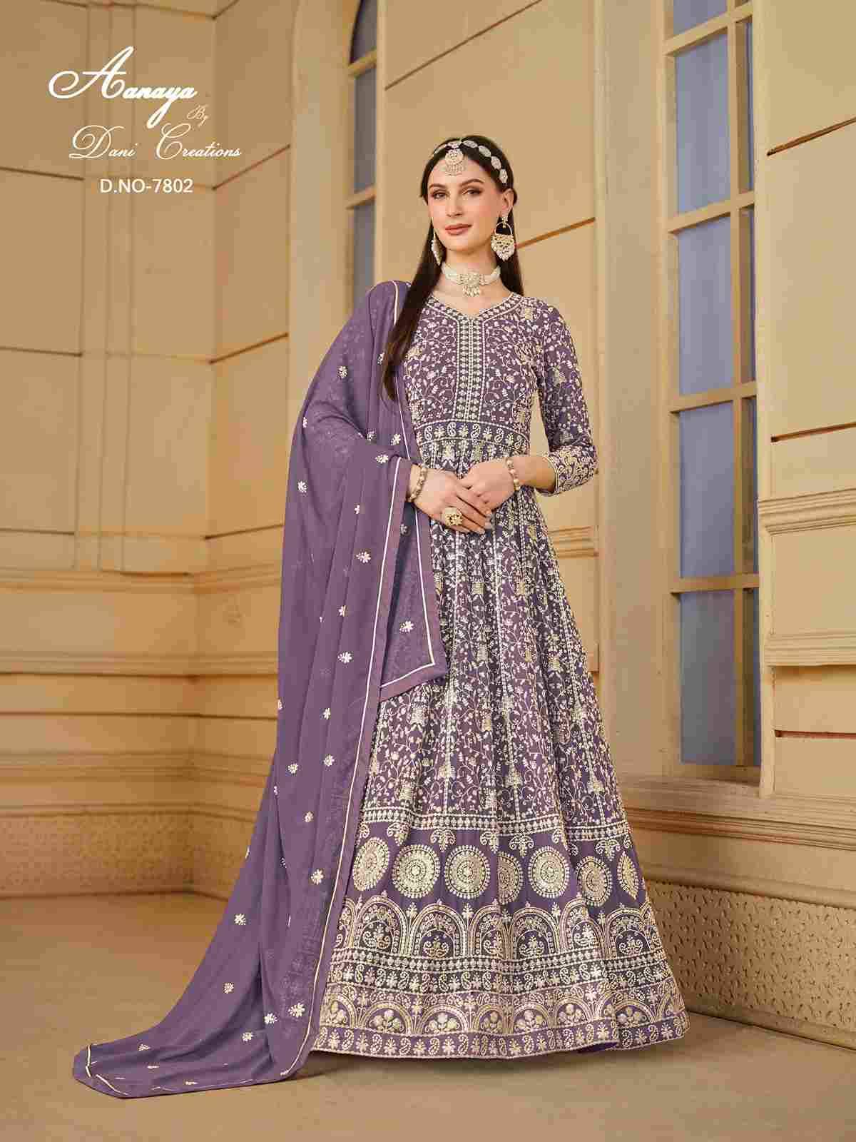 Aanaya Vol-178 By Twisha 7801 To 7804 Series Designer Stylish Fancy Colorful Beautiful Party Wear & Ethnic Wear Collection Faux Georgette Gowns With Dupatta At Wholesale Price