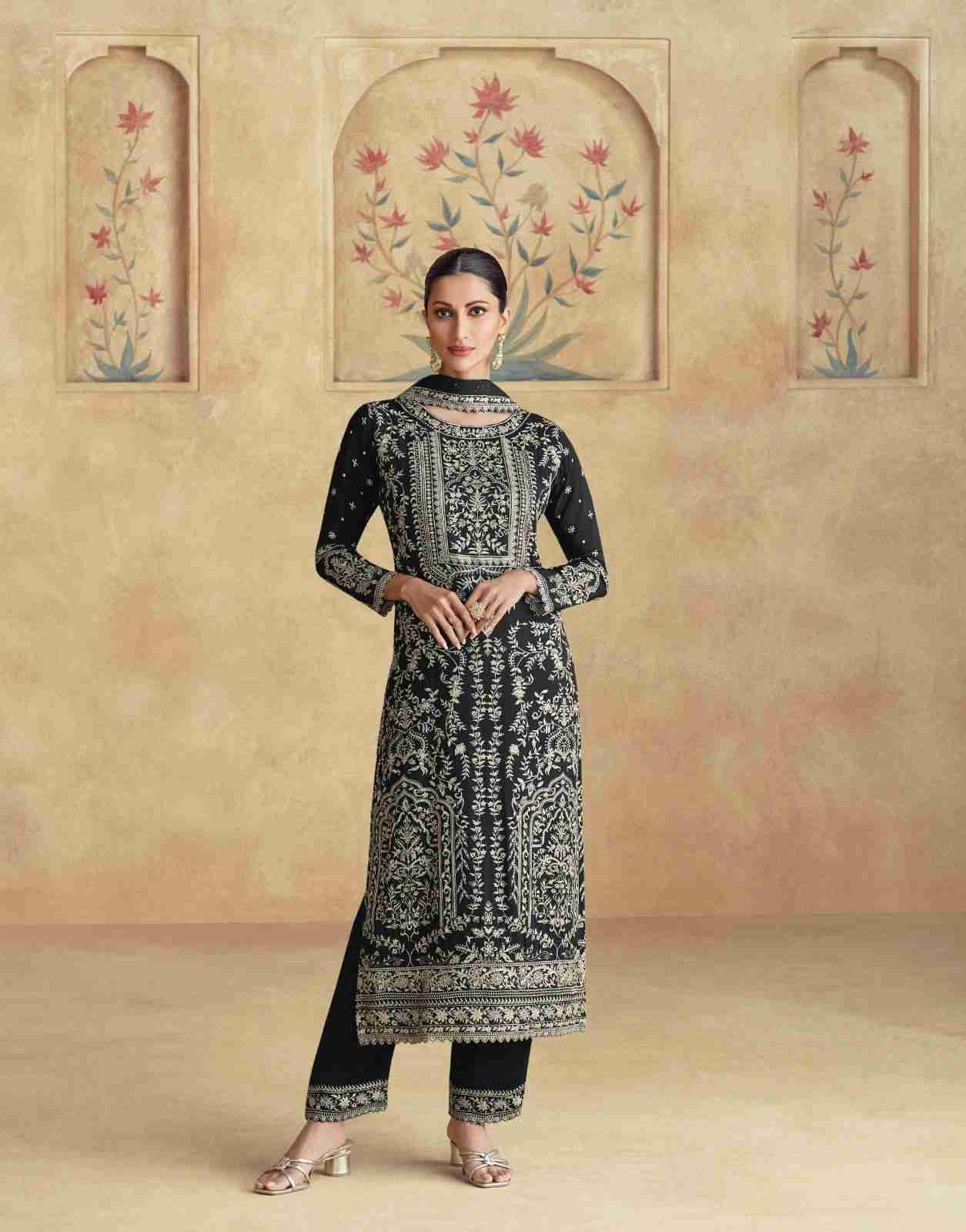 Aashirwad Hit Design 10067 By Aashirwad Creation Beautiful Festive Suits Colorful Stylish Fancy Casual Wear & Ethnic Wear Chinnon Silk With Work Dresses At Wholesale Price