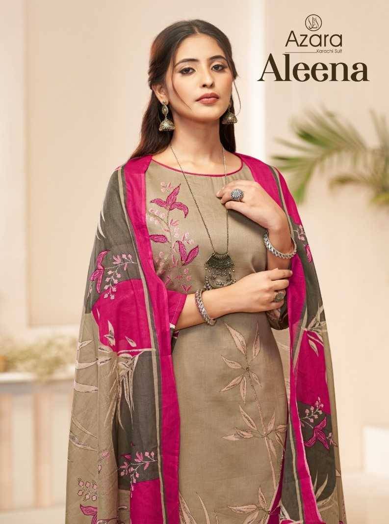 Aleena By Azara 52001 To 52004 Series Beautiful Festive Suits Stylish Fancy Colorful Casual Wear & Ethnic Wear Pure Jam Cotton Dresses At Wholesale Price