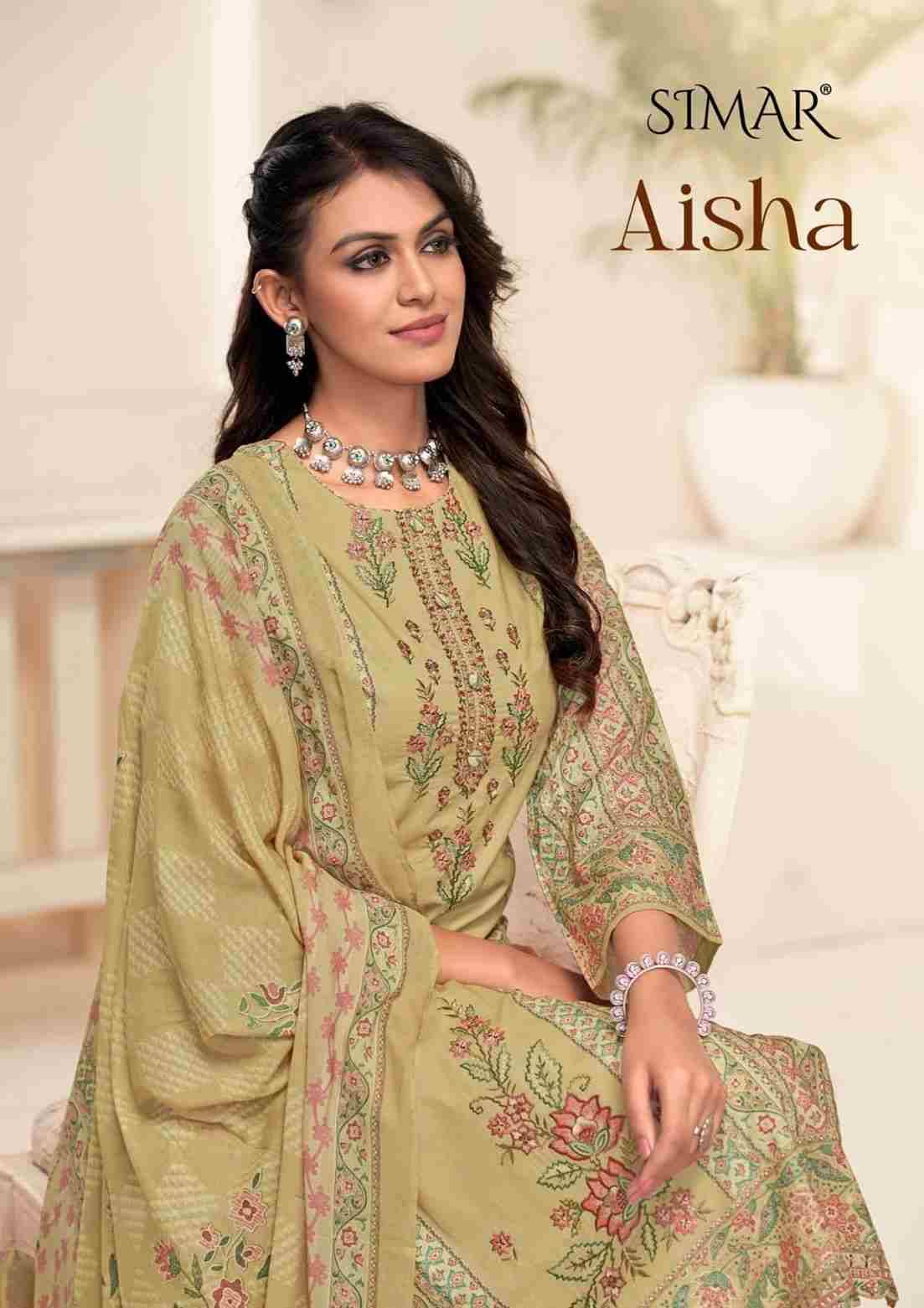 Aisha By Simar 2015-A To 2015-D Series Designer Festive Suits Beautiful Stylish Fancy Colorful Party Wear & Occasional Wear Pure Lawn Cotton Print Dresses At Wholesale Price