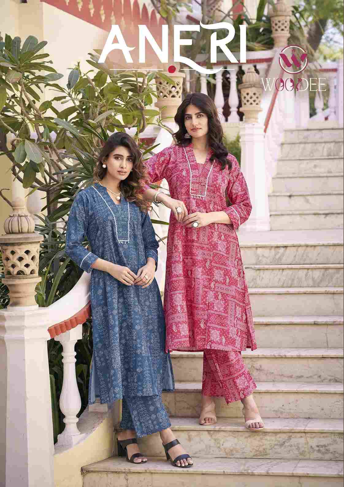 Aneri By Woodee 1001 To 1006 Series Designer Stylish Fancy Colorful Beautiful Party Wear & Ethnic Wear Collection Heavy Cotton Co-Ord At Wholesale Price
