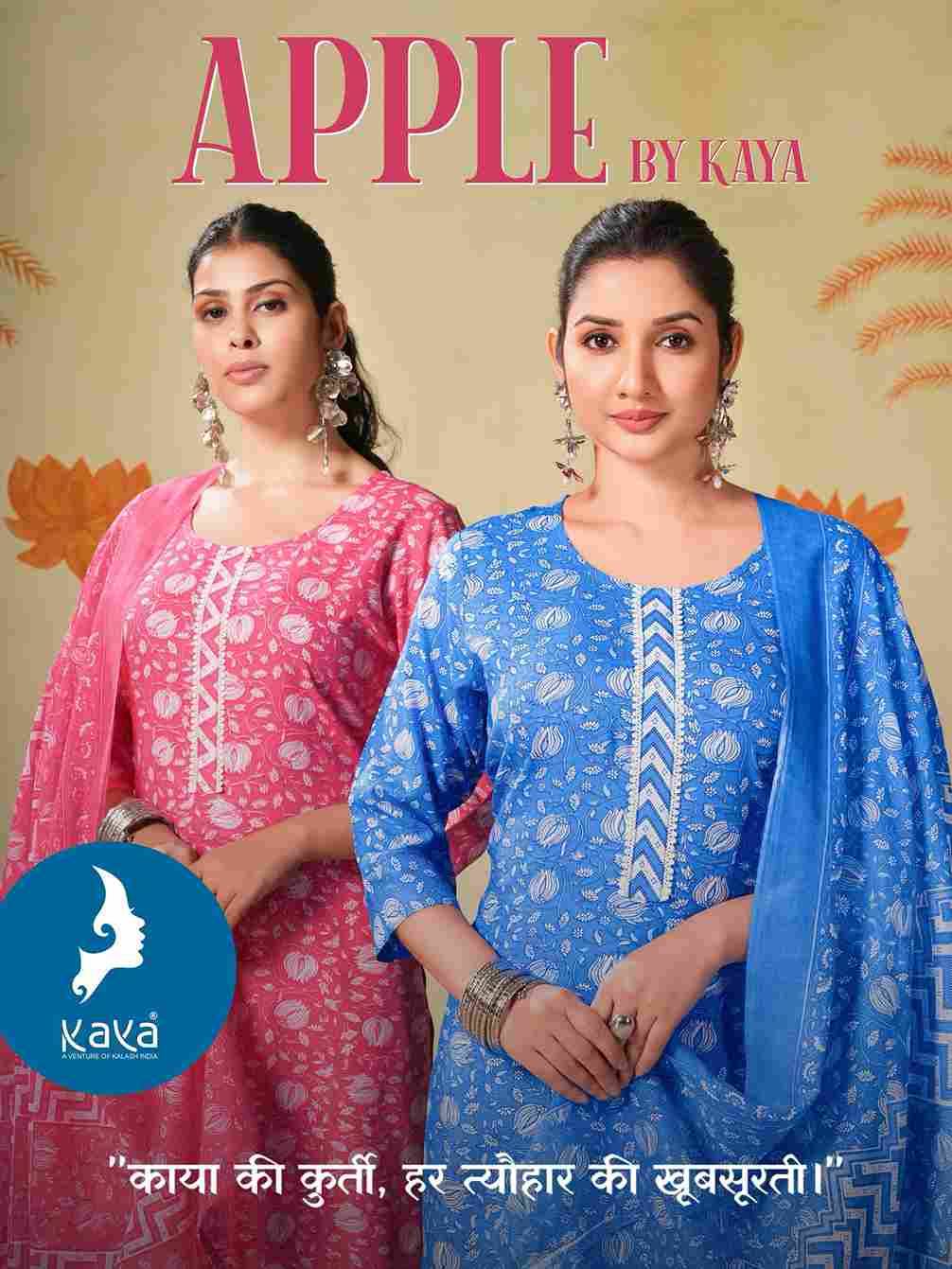 Apple By Kaya 01 To 08 Series Designer Stylish Fancy Colorful Beautiful Party Wear & Ethnic Wear Collection Rayon Print Dresses At Wholesale Price