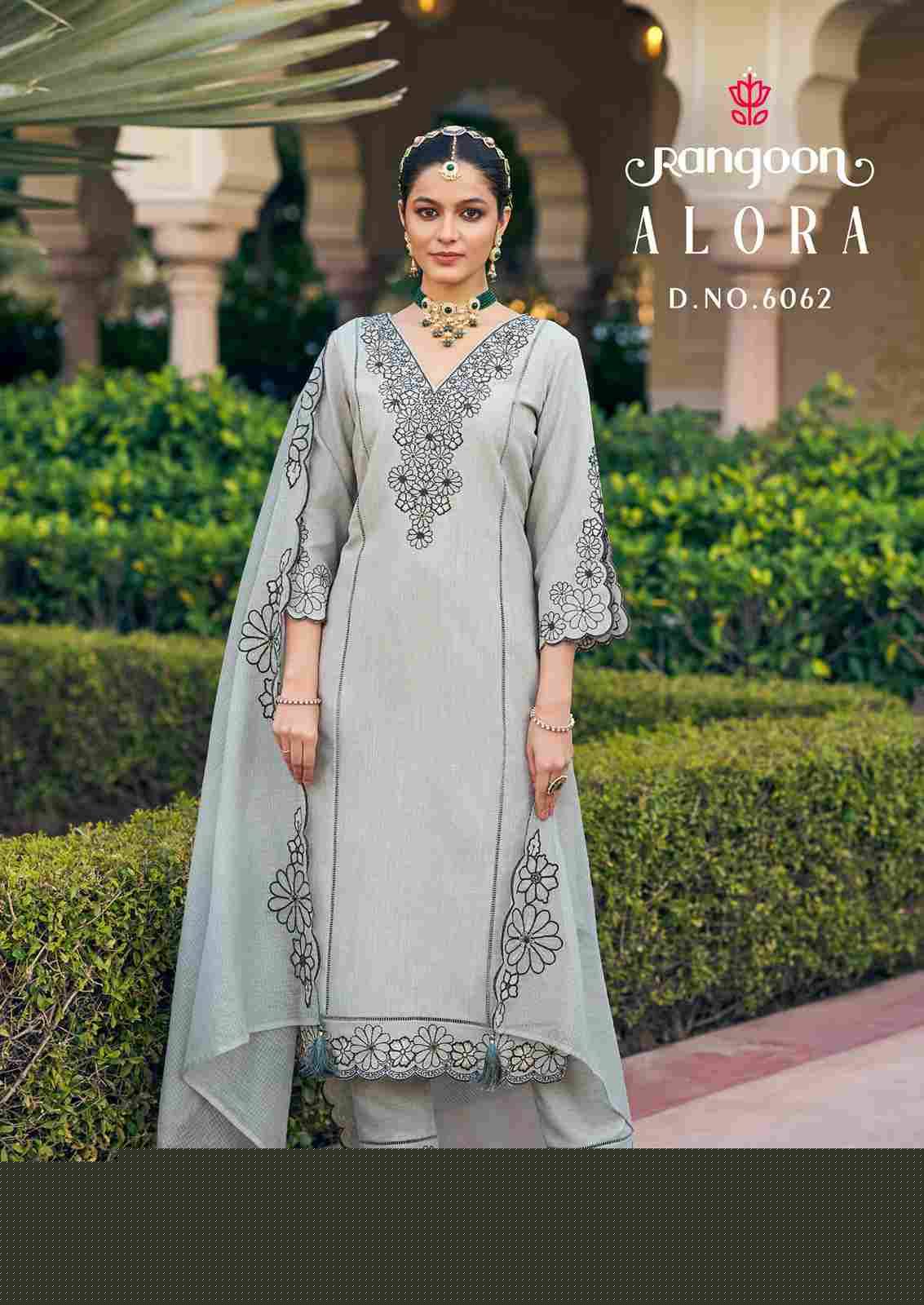 Alora By Rangoon 6061 To 6064 Series Designer Festive Suits Beautiful Stylish Fancy Colorful Party Wear & Occasional Wear Pure Cotton Dresses At Wholesale Price