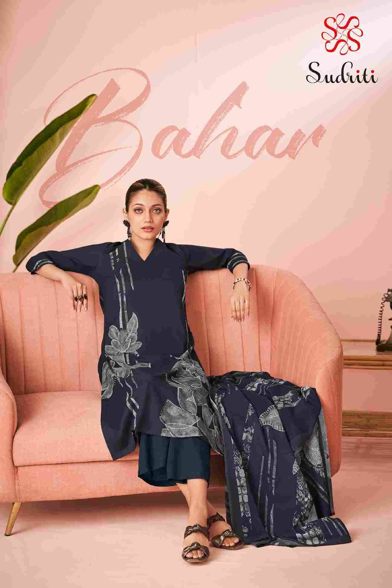 Bahar By Sudriti Beautiful Stylish Festive Suits Fancy Colorful Casual Wear & Ethnic Wear & Ready To Wear Cotton Lawn Digital Print Dresses At Wholesale Price