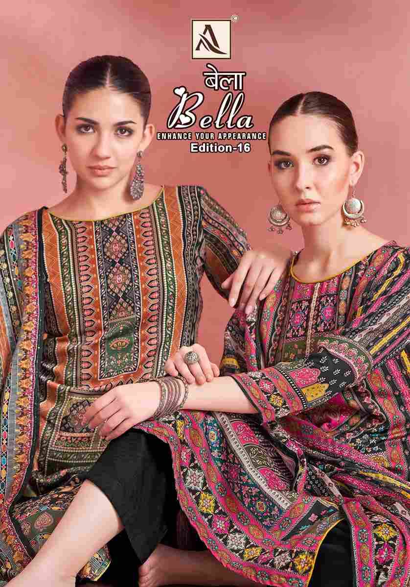 Bella Vol-16 By Alok Suit 1878-001 To 1878-006 Series Beautiful Festive Suits Stylish Fancy Colorful Casual Wear & Ethnic Wear Pure Muslin Print Dresses At Wholesale Price