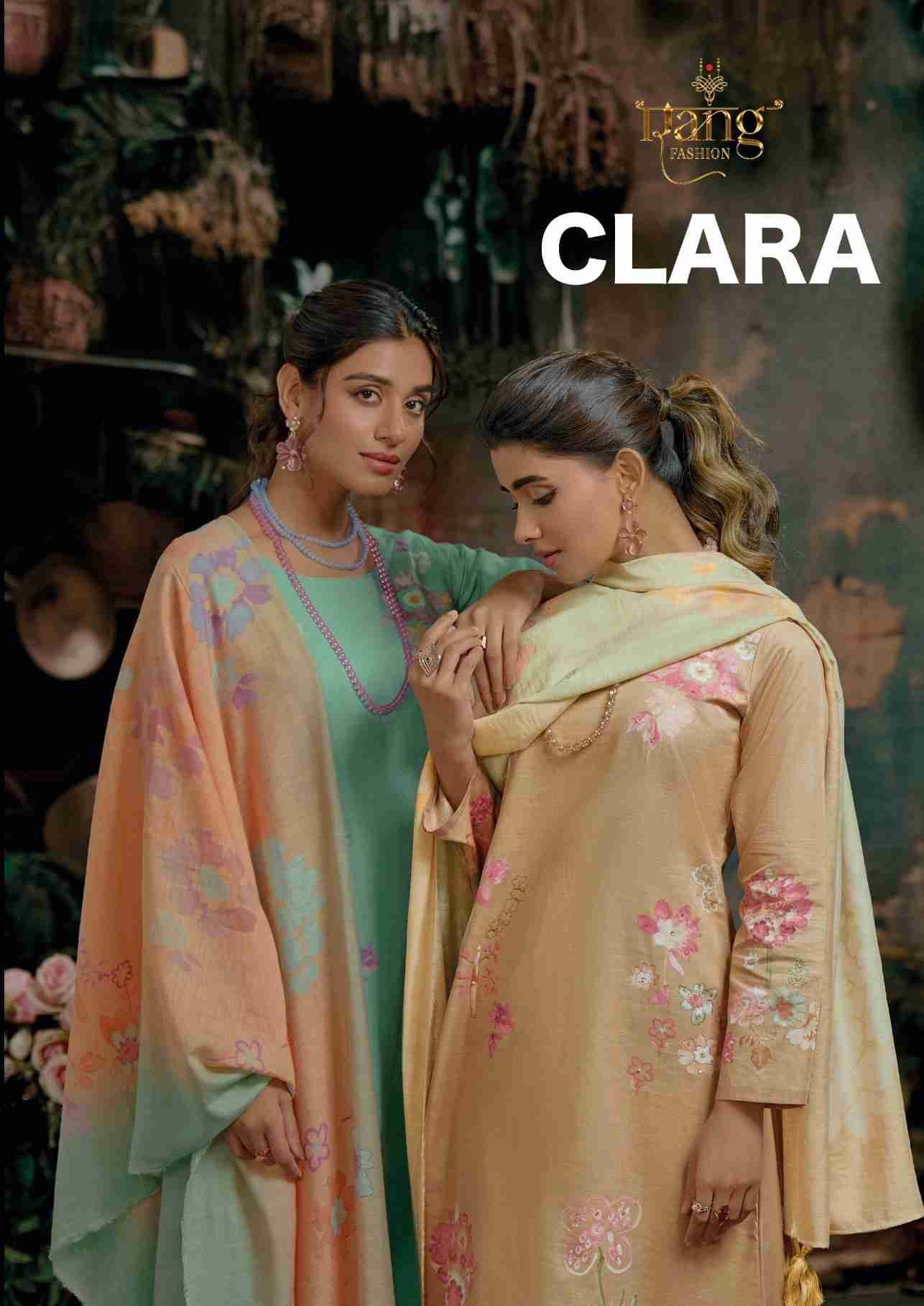 Clara By Rang Fashion 1001 To 1004 Series Beautiful Stylish Festive Suits Fancy Colorful Casual Wear & Ethnic Wear & Ready To Wear Viscose Linen Dresses At Wholesale Price