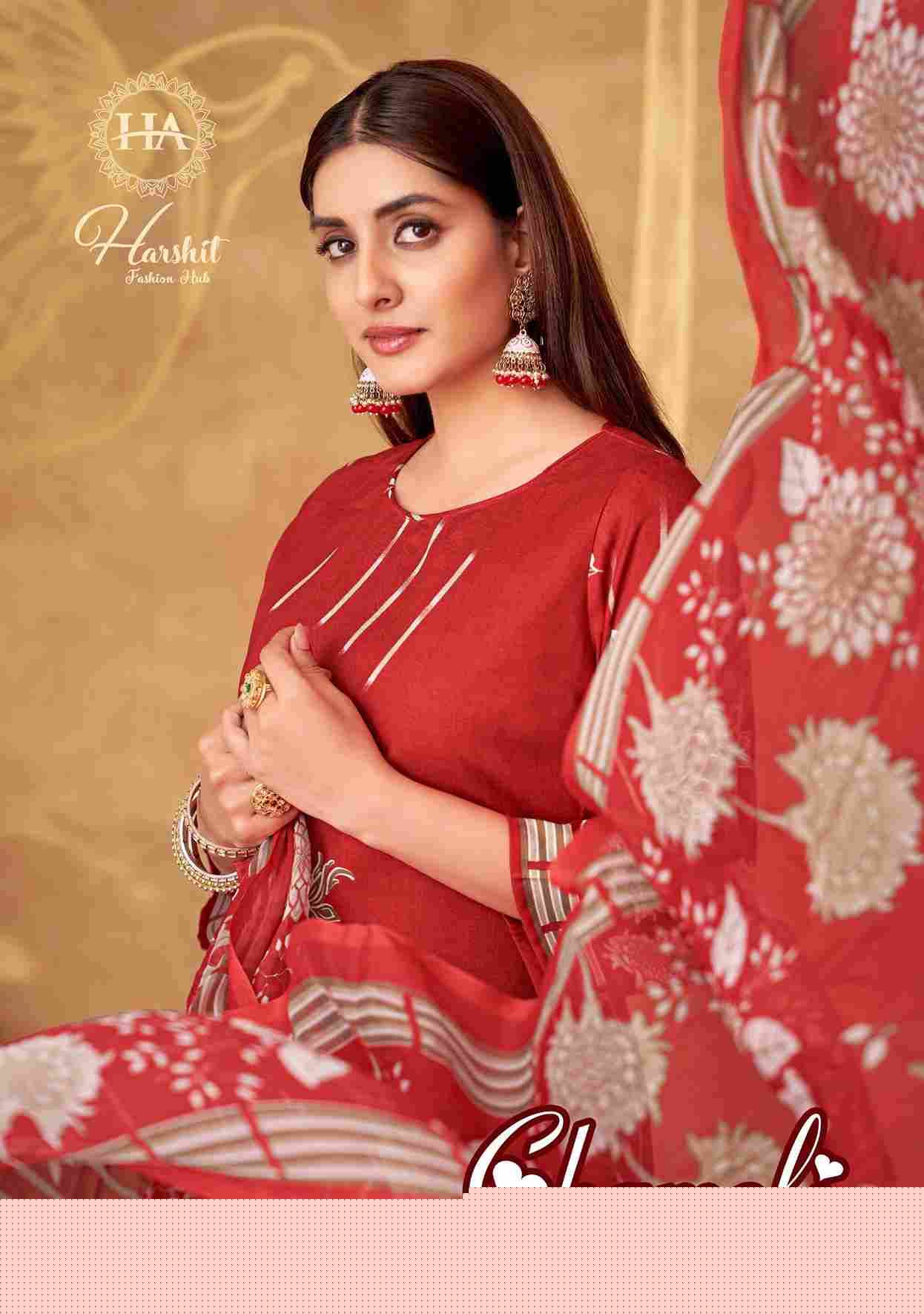 Chameli By Harshit Fashion Hub 1910-001 To 1910-006 Series Beautiful Festive Suits Stylish Fancy Colorful Casual Wear & Ethnic Wear Pure Viscose Rayon Dresses At Wholesale Price