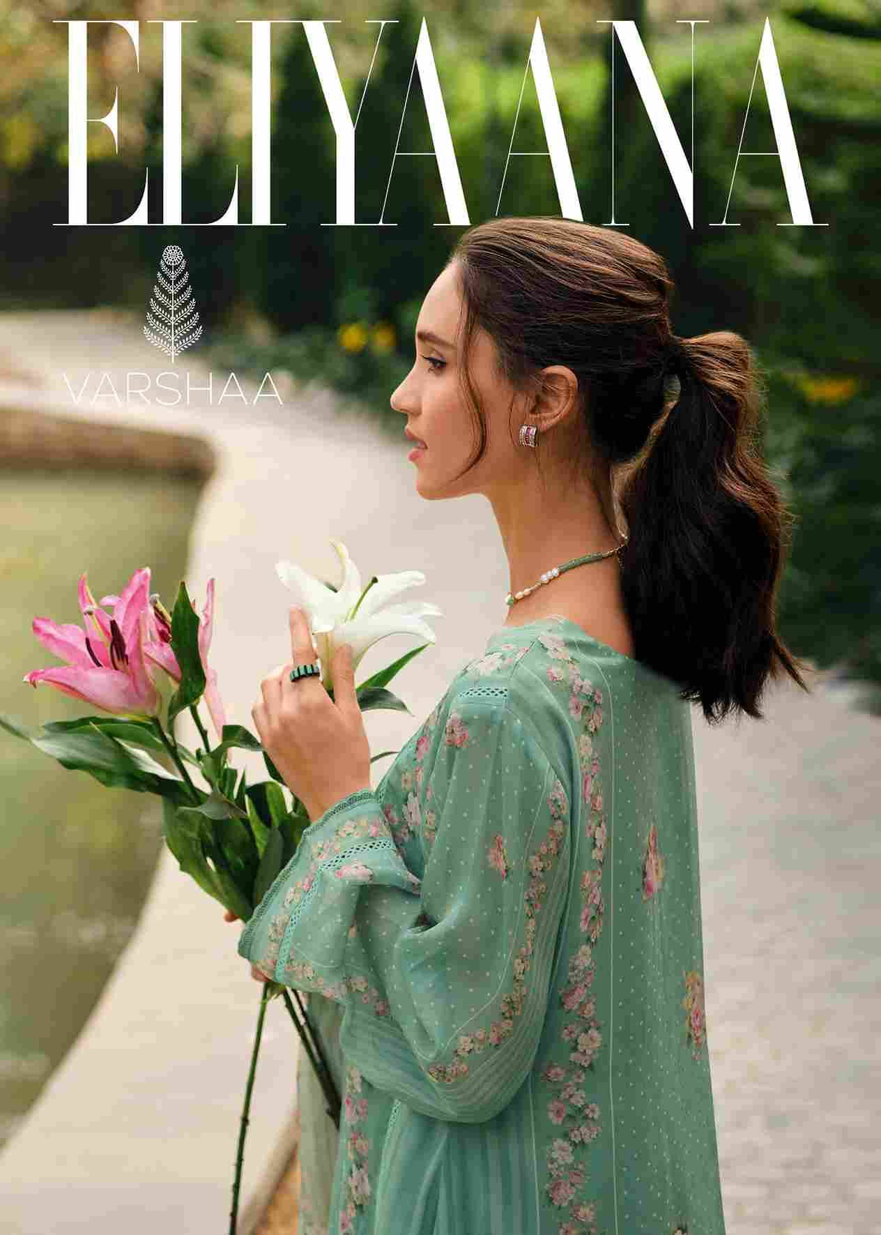 Eliyaana By Varshaa 01 To 05 Series Beautiful Festive Suits Colorful Stylish Fancy Casual Wear & Ethnic Wear Viscose Organza Dresses At Wholesale Price