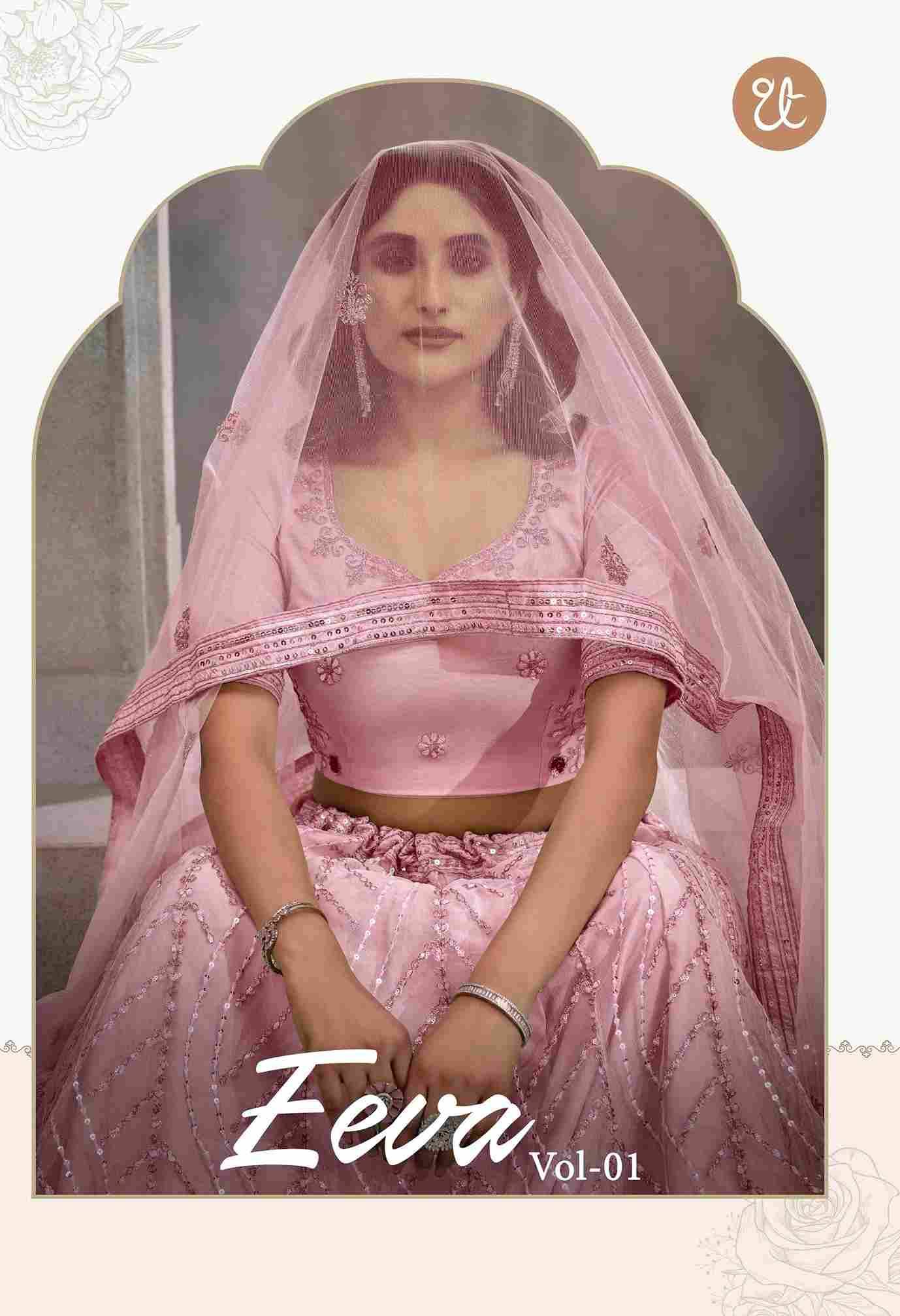 Eeva Vol-1 By Thread Thrill 1001-A To 1001-D Series Beautiful Colorful Fancy Wedding Collection Occasional Wear & Party Wear Net Lehengas At Wholesale Price