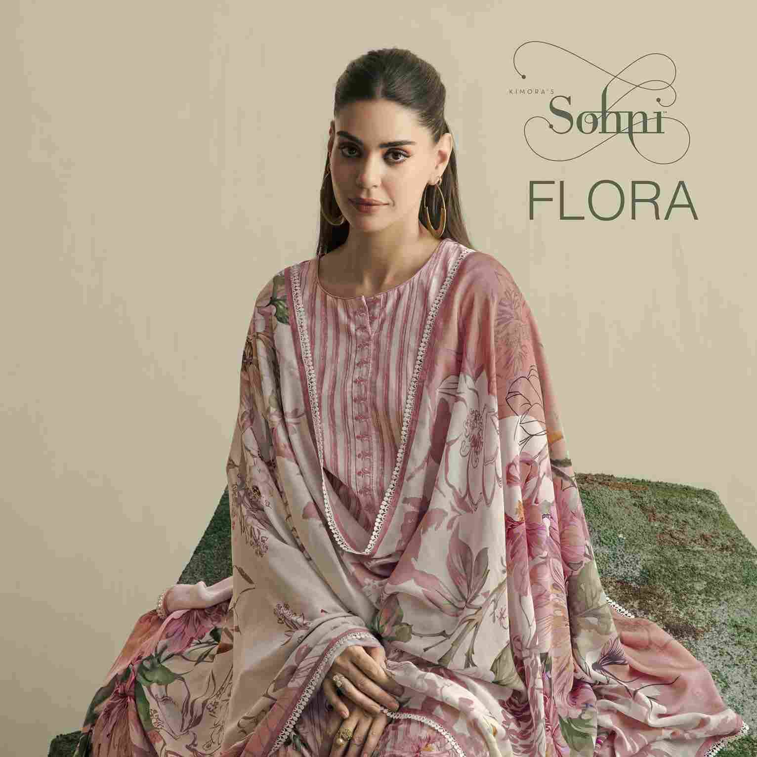 Flora By Sohni 241 To 244 Series Beautiful Suits Colorful Stylish Fancy Casual Wear & Ethnic Wear Pure Lawn Embroidery Dresses At Wholesale Price