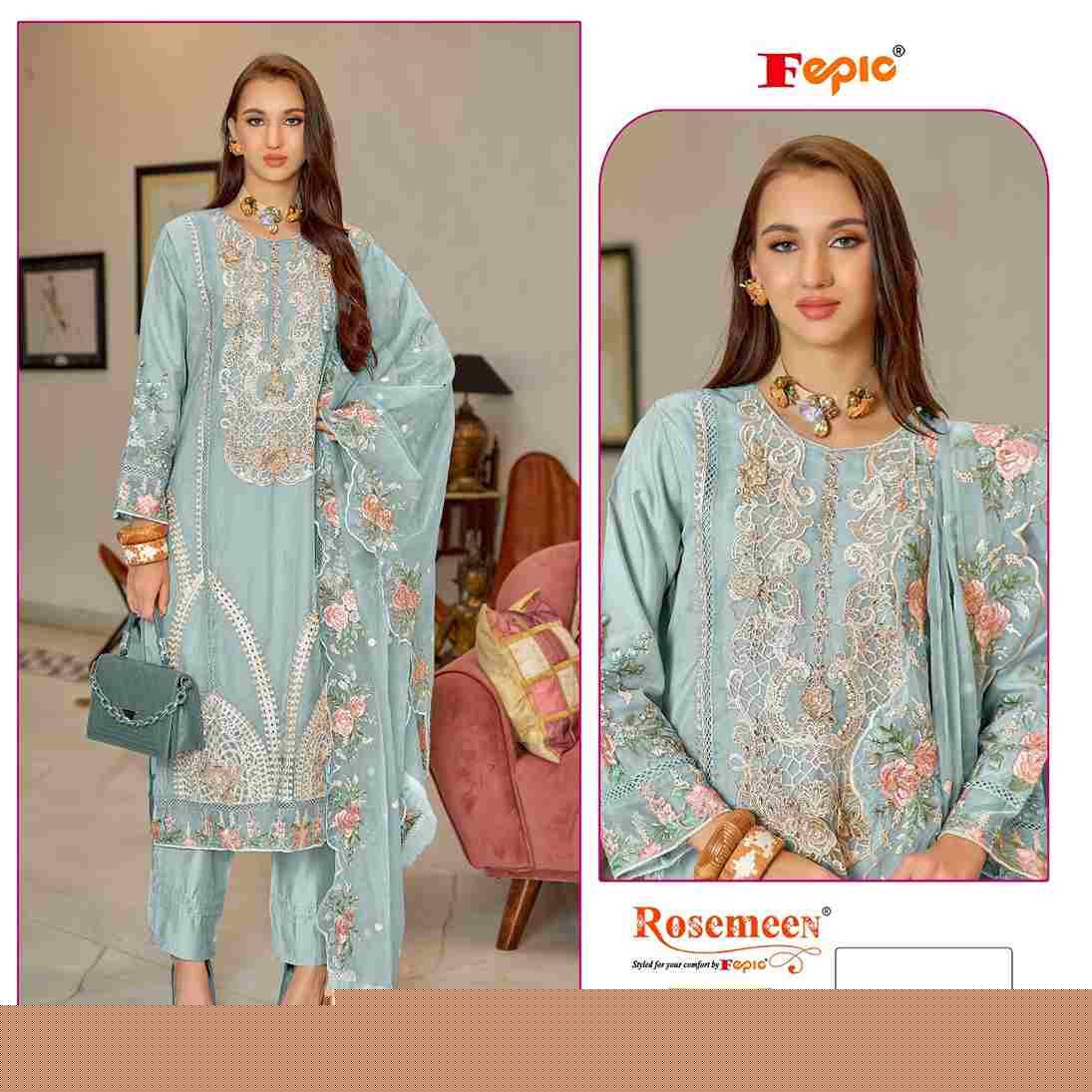 Fepic 1985 Colours By Fepic 1985-A To 1985-C Series Beautiful Pakistani Suits Colorful Stylish Fancy Casual Wear & Ethnic Wear Organza Embroidered Dresses At Wholesale Price