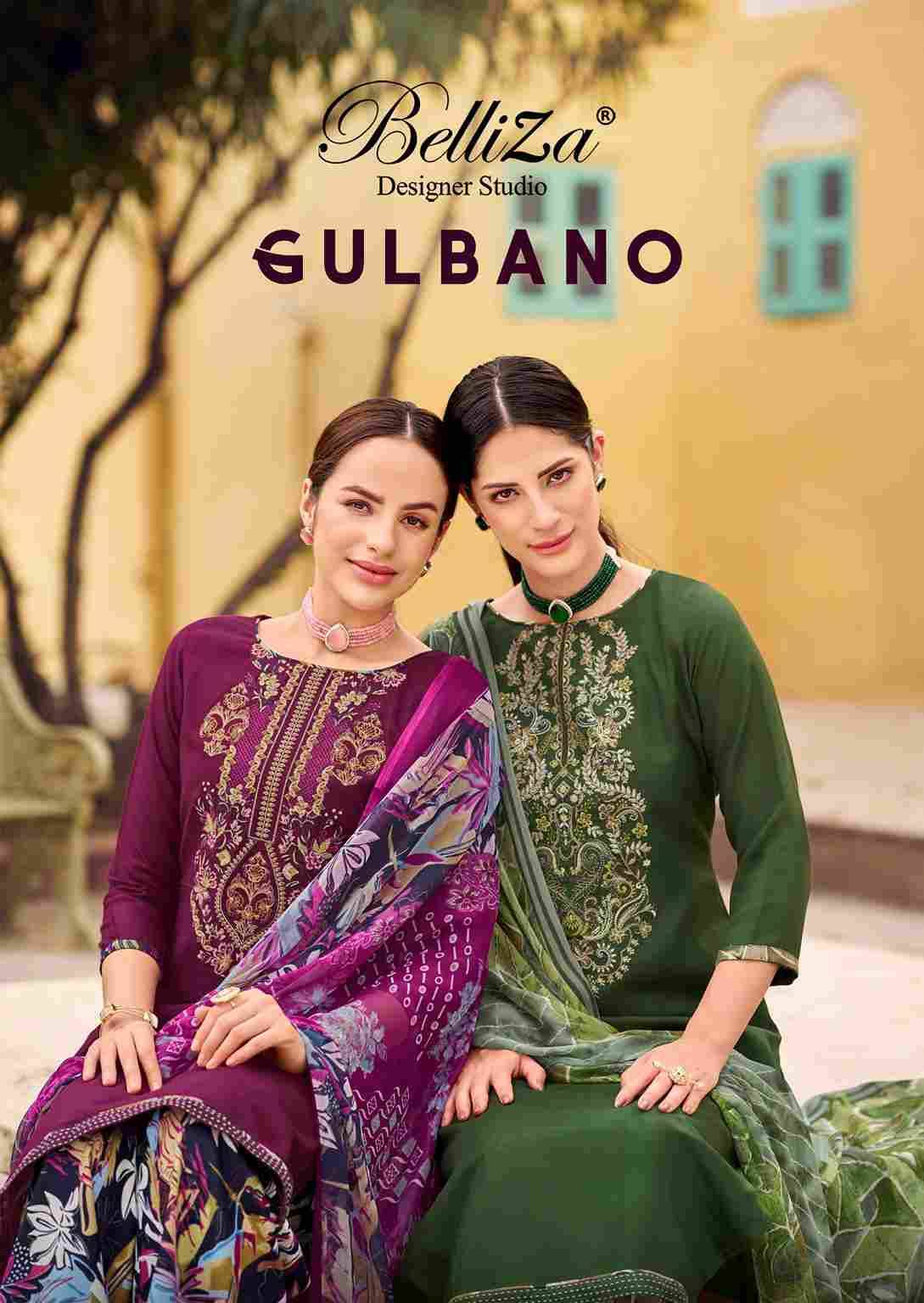 Gulbano By Belliza 812-001 To 812-008 Series Beautiful Festive Suits Stylish Fancy Colorful Casual Wear & Ethnic Wear Pure Viscose Rayon Print Dresses At Wholesale Price