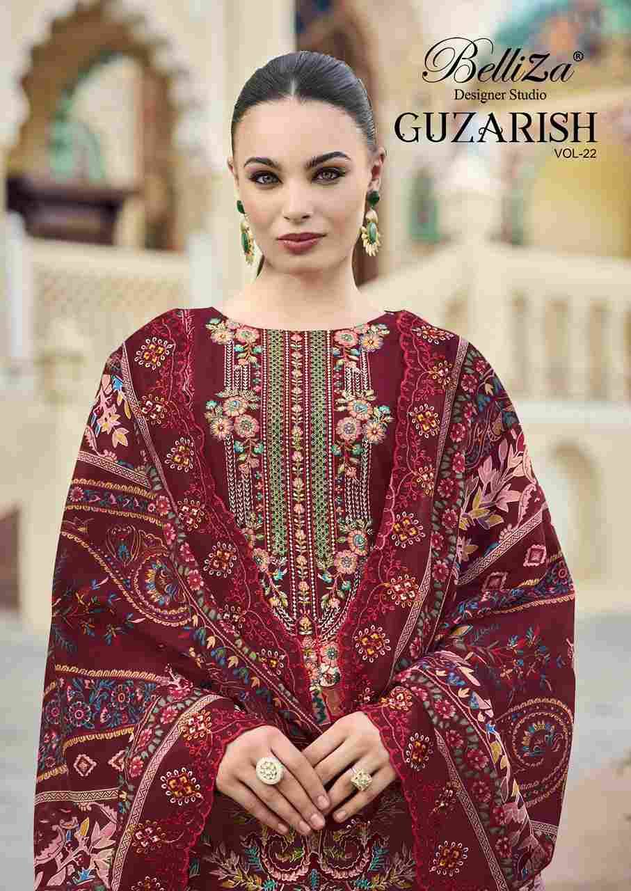 Guzarish Vol-22 By Belliza 840-001 To 840-008 Series Beautiful Stylish Festive Suits Fancy Colorful Casual Wear & Ethnic Wear & Ready To Wear Pure Cotton Digital Print Dresses At Wholesale Price