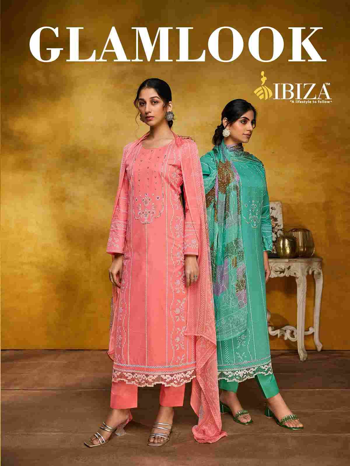 Glamlook By Ibiza 15800 To 15803 Series Designer Festive Suits Beautiful Fancy Stylish Colorful Party Wear & Occasional Wear Pure Cambric Cotton Dresses At Wholesale Price